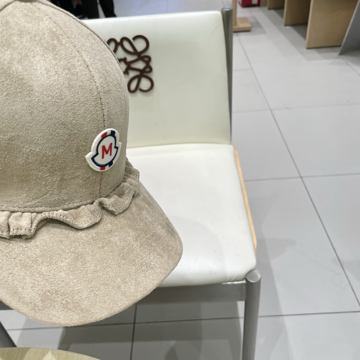 蒙口MONCLER甜美花边棒球帽春秋百搭时尚街头潮流鸭舌帽遮阳显脸小帽子女