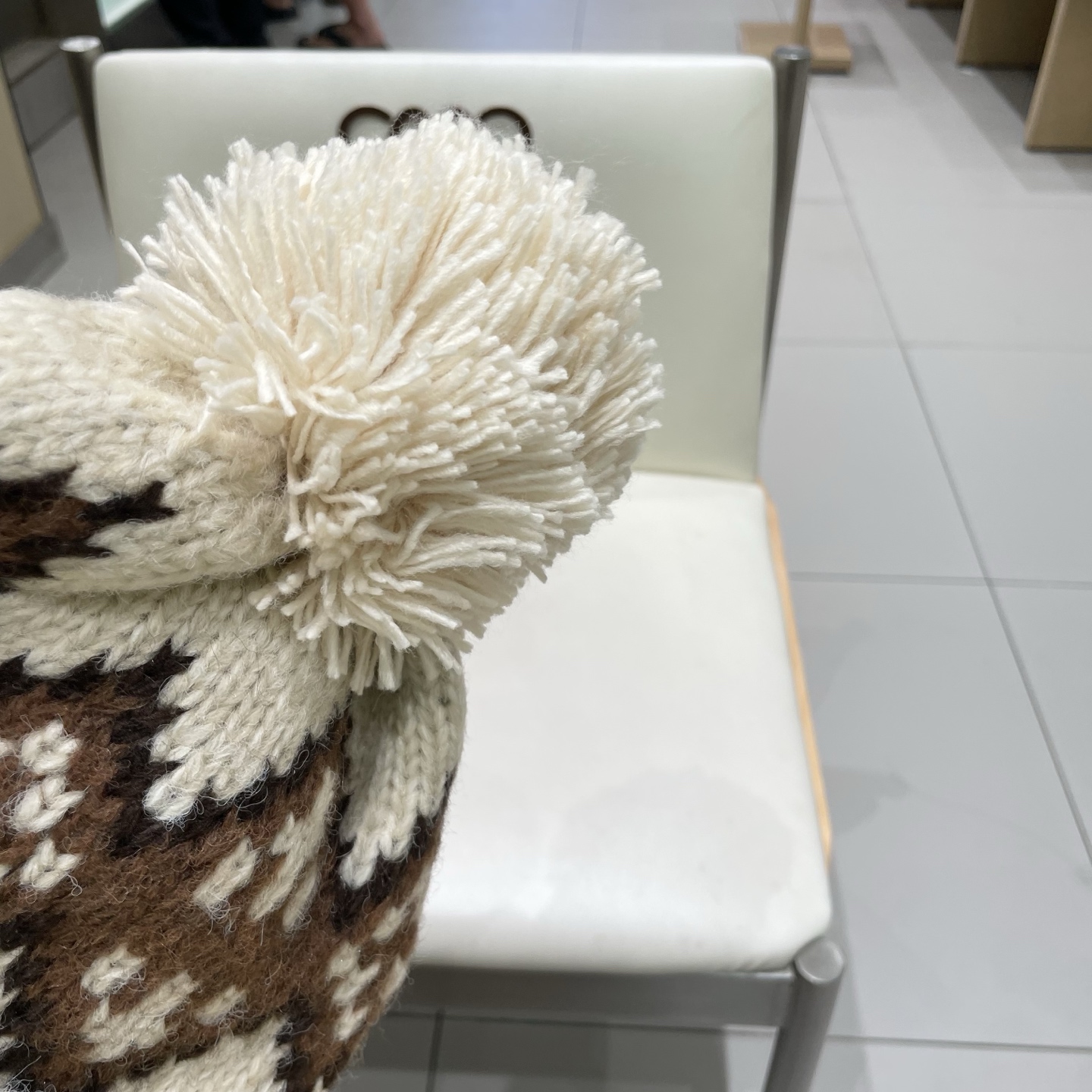  蒙口MONCLER2025新款护耳针织帽女秋冬季保暖捂耳毛线帽复古民族风