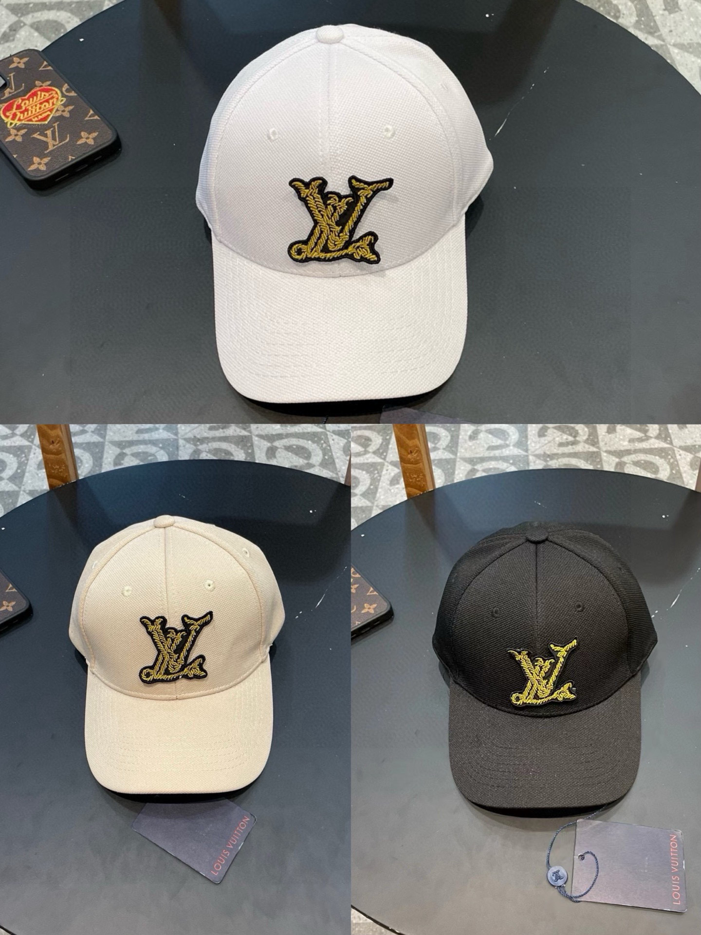   LV新款棒球帽🧢
高品质定制！这款必定是极简主义的最爱
干净，利索，时尚百搭，绝对不挑脸型！
属于时