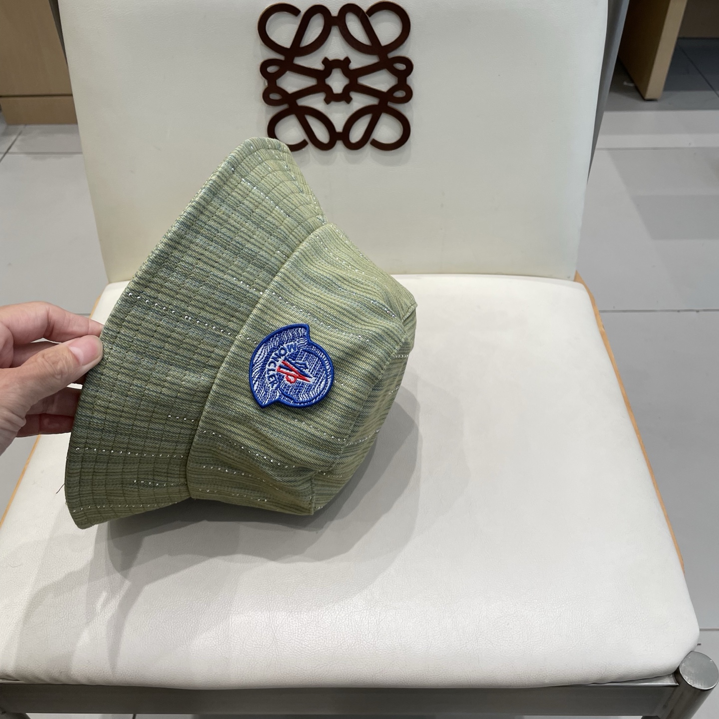 Moncler蒙口2025新款牛仔渔夫帽，经典流行款，质量超赞，