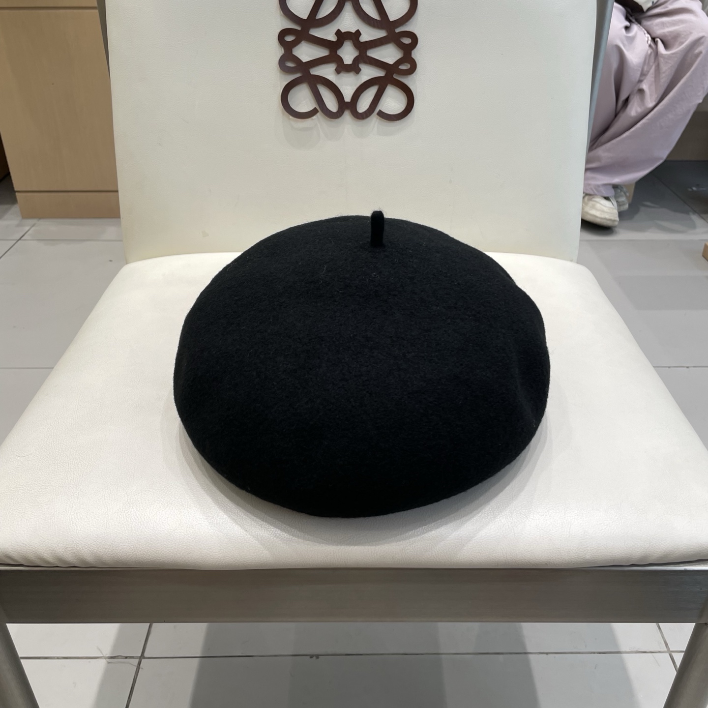  Chanel香奈儿羊毛贝雷帽，小香风贝雷帽，头围57cm