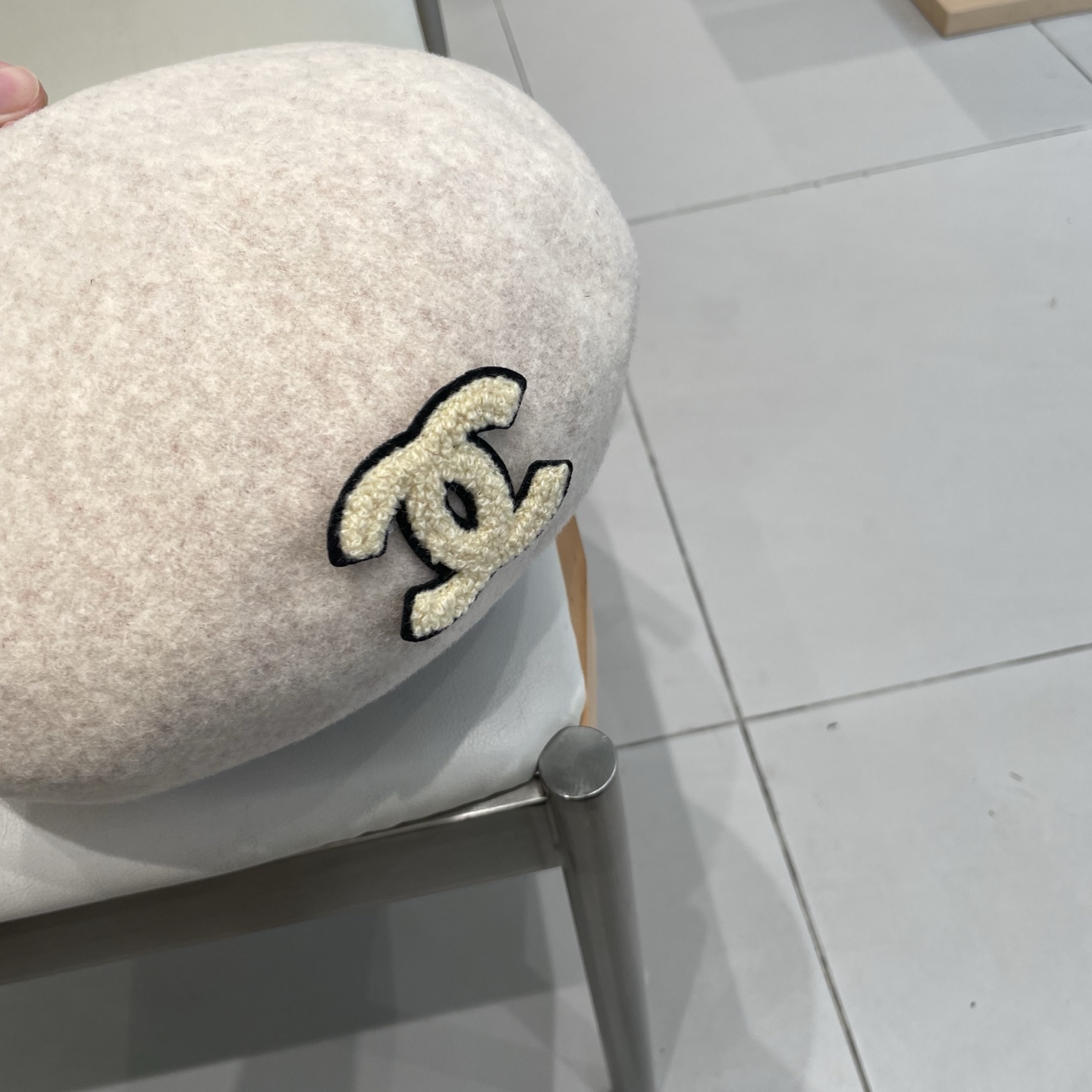  Chanel香奈儿羊毛贝雷帽，小香风贝雷帽，头围57cm