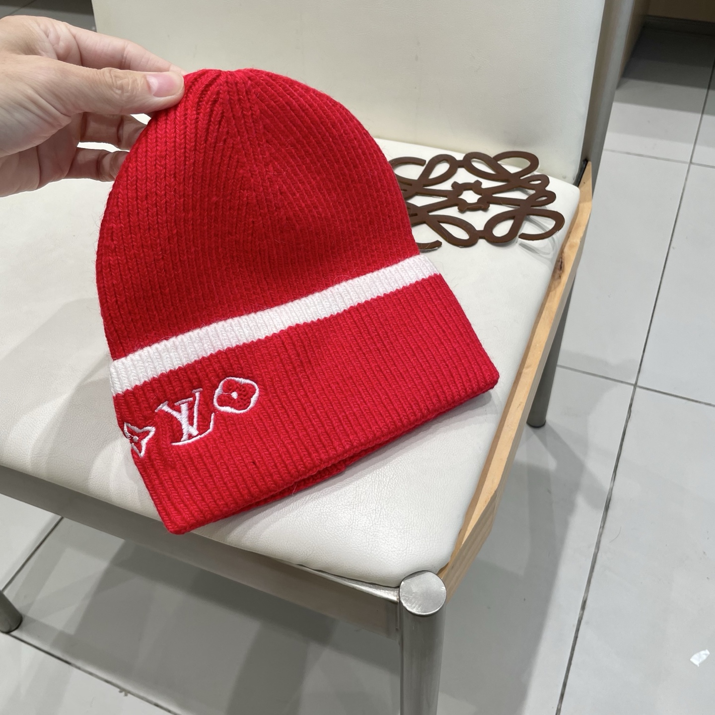  Lv路易威登专柜货，针织毛线帽，男女同款 正品开模
