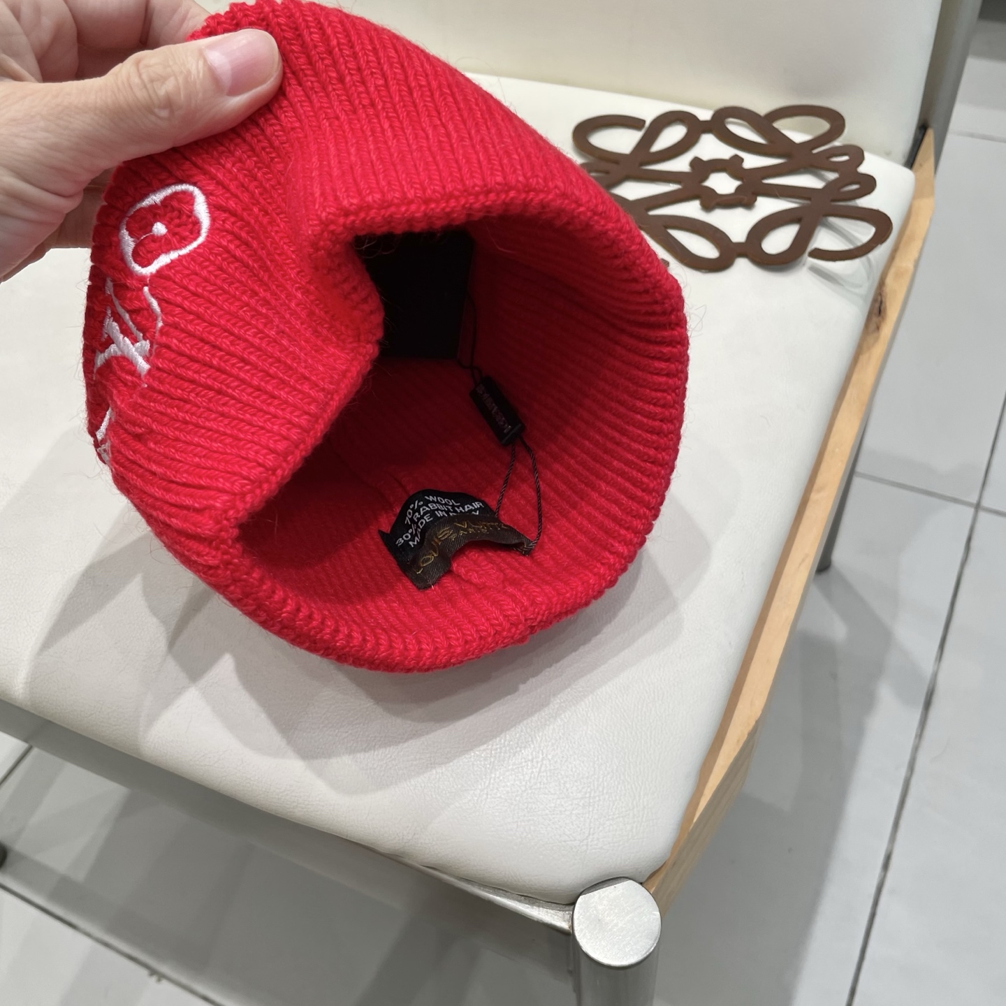  Lv路易威登专柜货，针织毛线帽，男女同款 正品开模