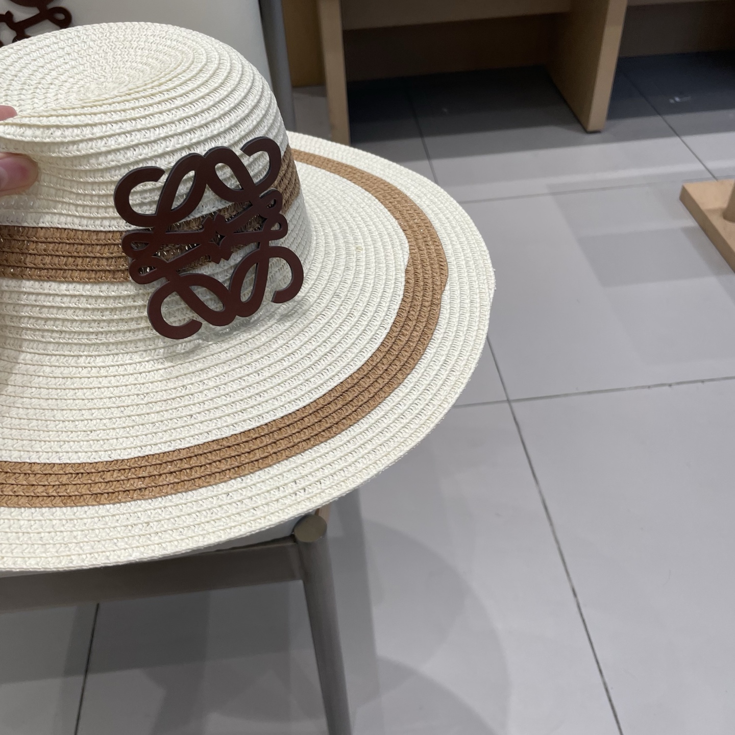  塞琳Celine沙滩帽海边大帽檐拍照超有氛围感镂空草帽旅游配裙子的帽子遮阳帽