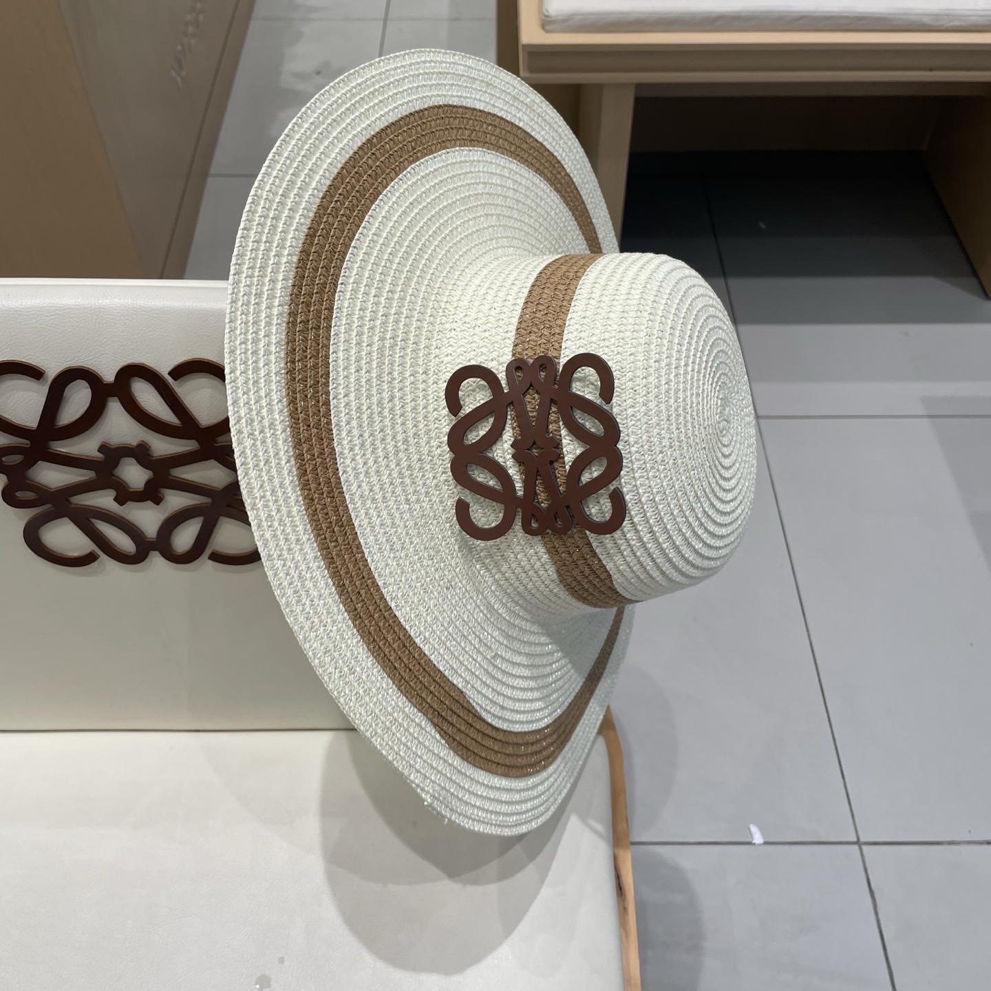  塞琳Celine沙滩帽海边大帽檐拍照超有氛围感镂空草帽旅游配裙子的帽子遮阳帽