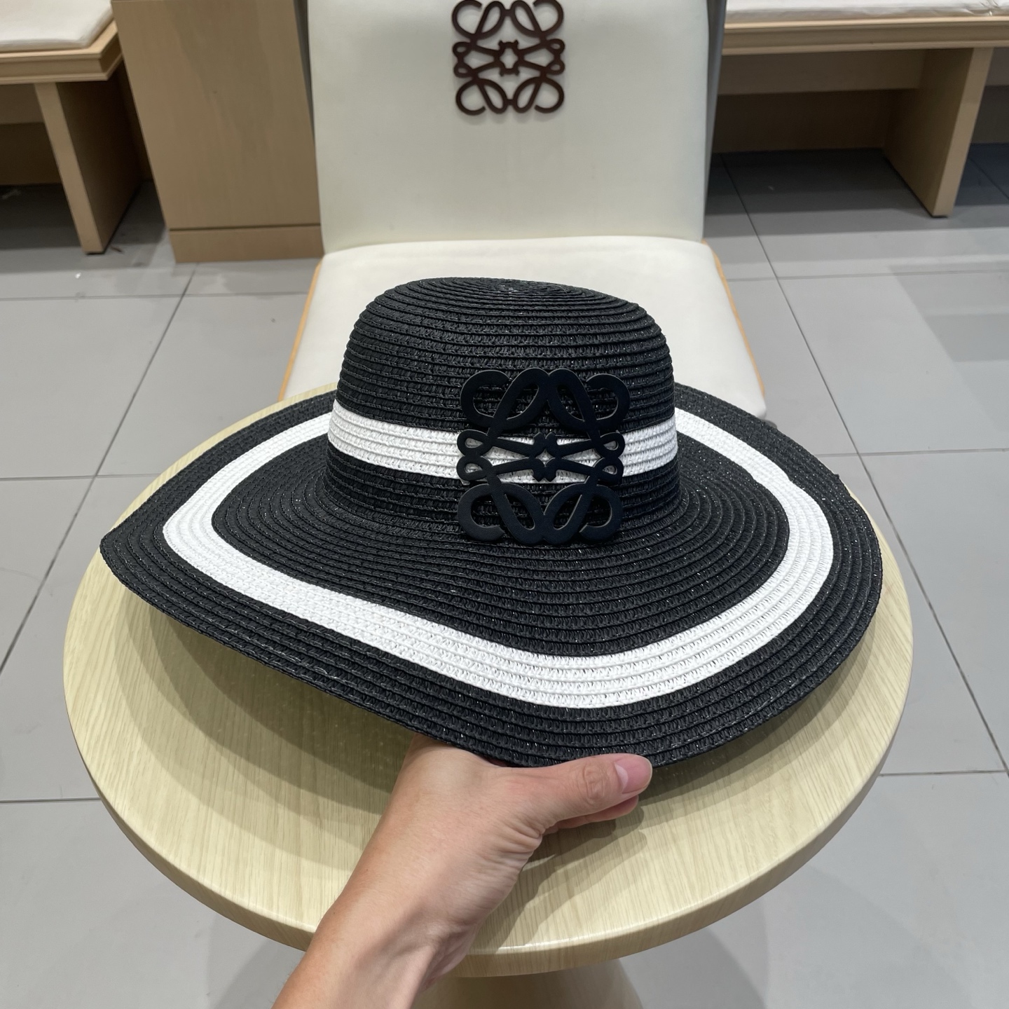  塞琳Celine沙滩帽海边大帽檐拍照超有氛围感镂空草帽旅游配裙子的帽子遮阳帽