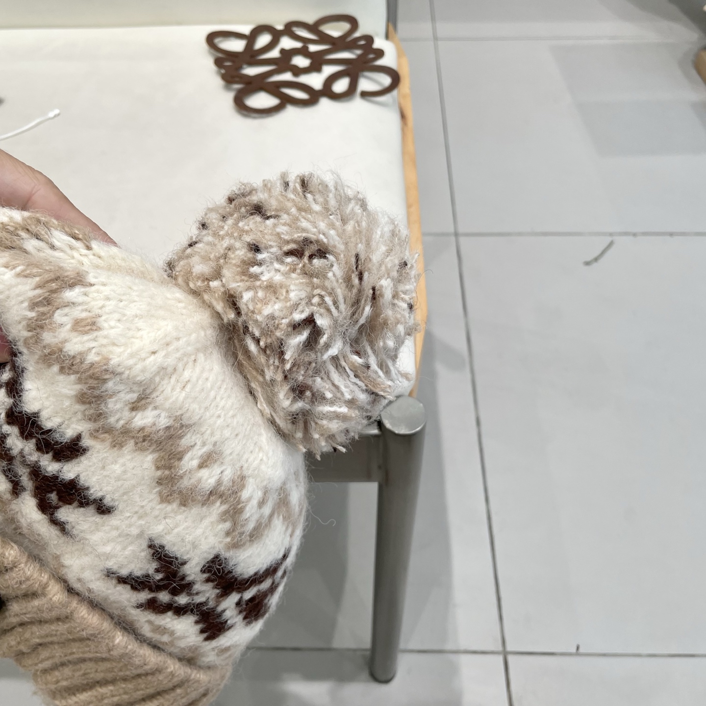 Moncler蒙口女秋冬季加绒加厚针织帽保暖护耳冷帽2025新款包头毛线帽