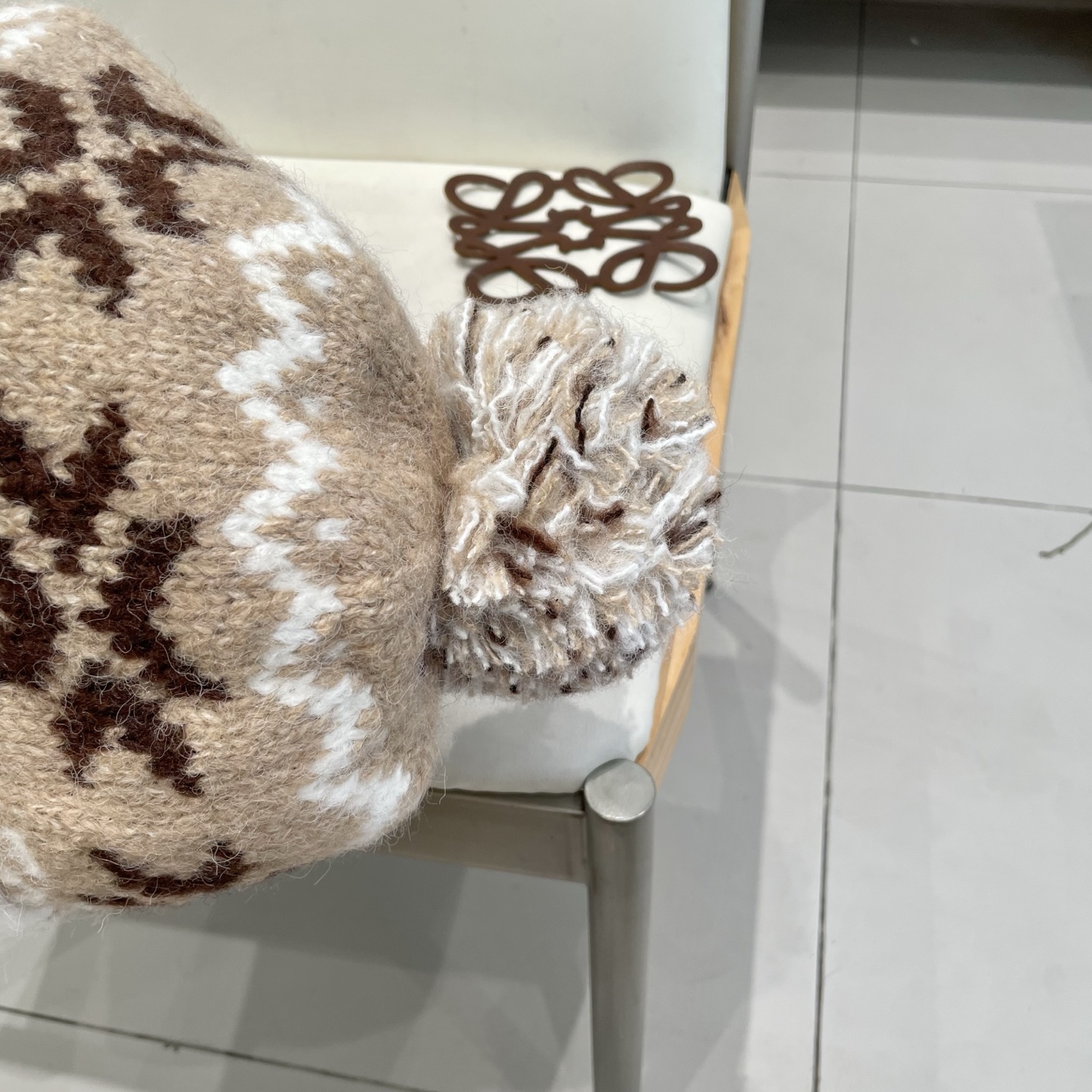 Moncler蒙口女秋冬季加绒加厚针织帽保暖护耳冷帽2025新款包头毛线帽