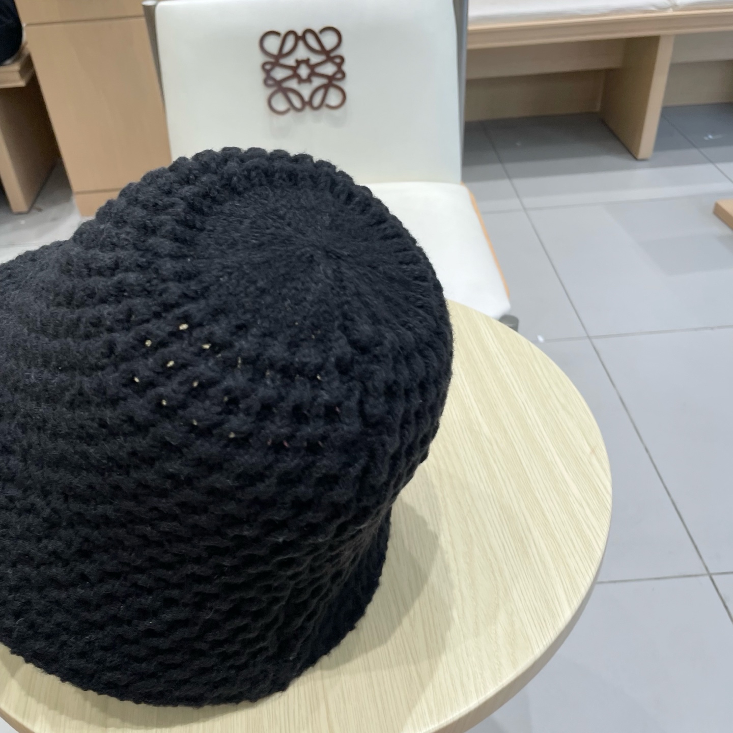 chanel香奈儿保暖米素颜女春夏帽格纹小水桶针织色潮渔夫帽子日系显脸盆帽遮脸