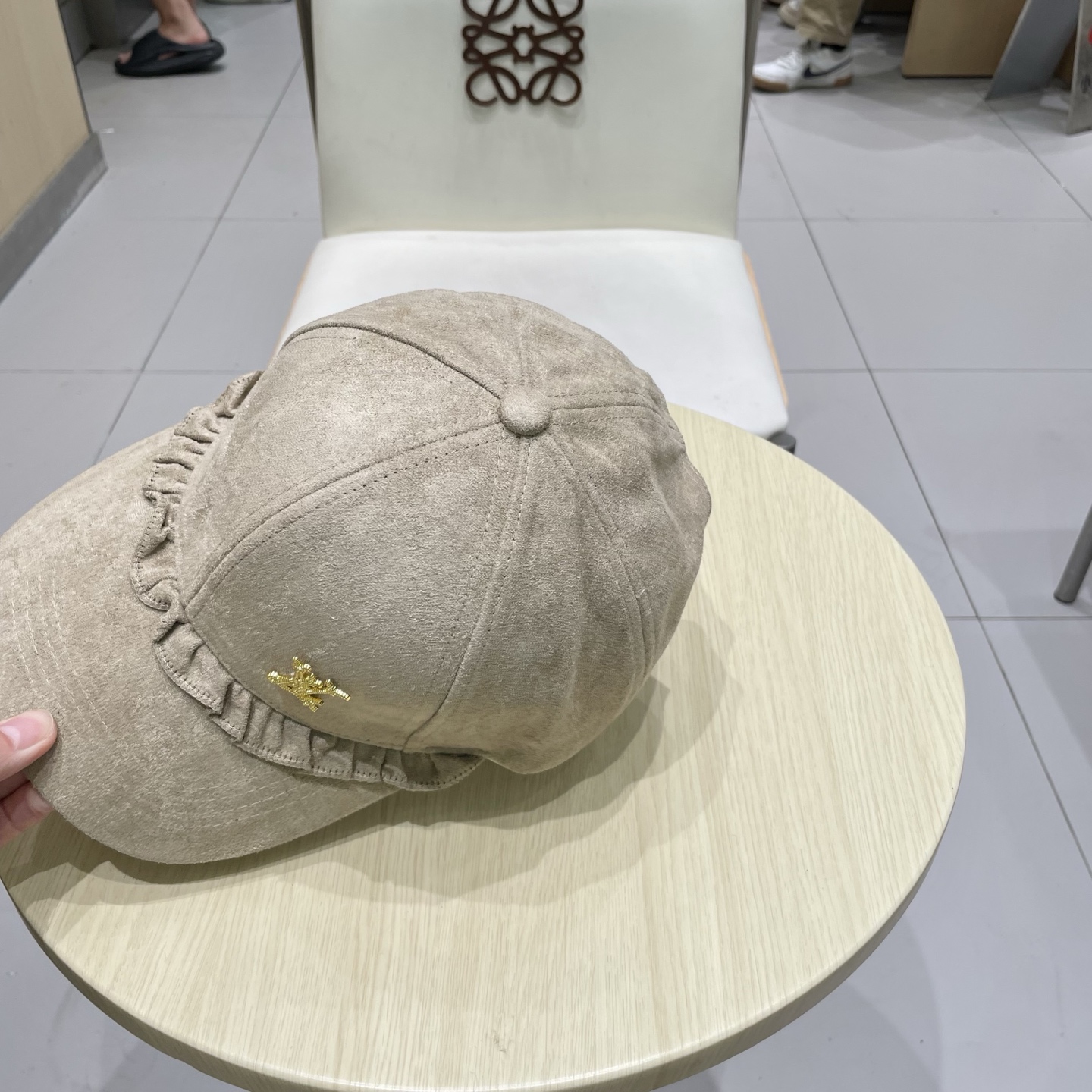 🧢路易威登LouisVuitton新款甜美花边棒球帽女早秋百搭休闲遮阳鸭舌帽子潮