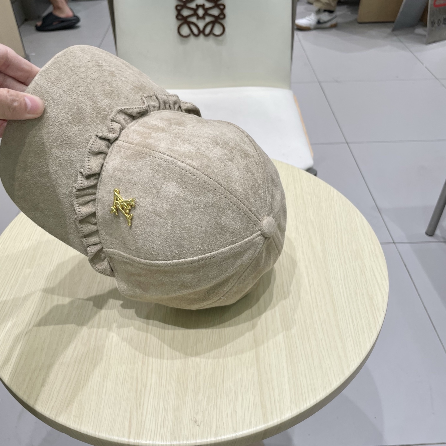 🧢路易威登LouisVuitton新款甜美花边棒球帽女早秋百搭休闲遮阳鸭舌帽子潮