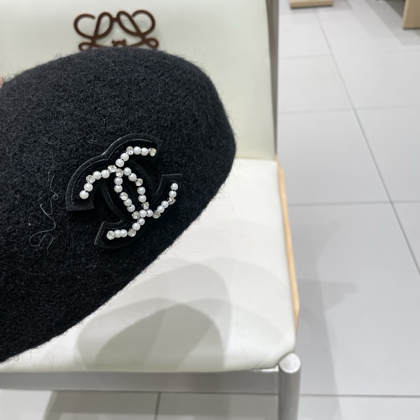 chanel香奈儿休闲文艺画家加厚立体羊毛贝雷复古帽款蓓蕾帽秋冬季的帽子显脸小