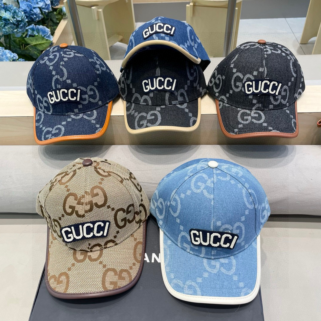  古奇Gucci 新款原单棒球帽🧢， 精致純也格调很有感觉，很酷很时尚，专柜断货热门，质量超赞