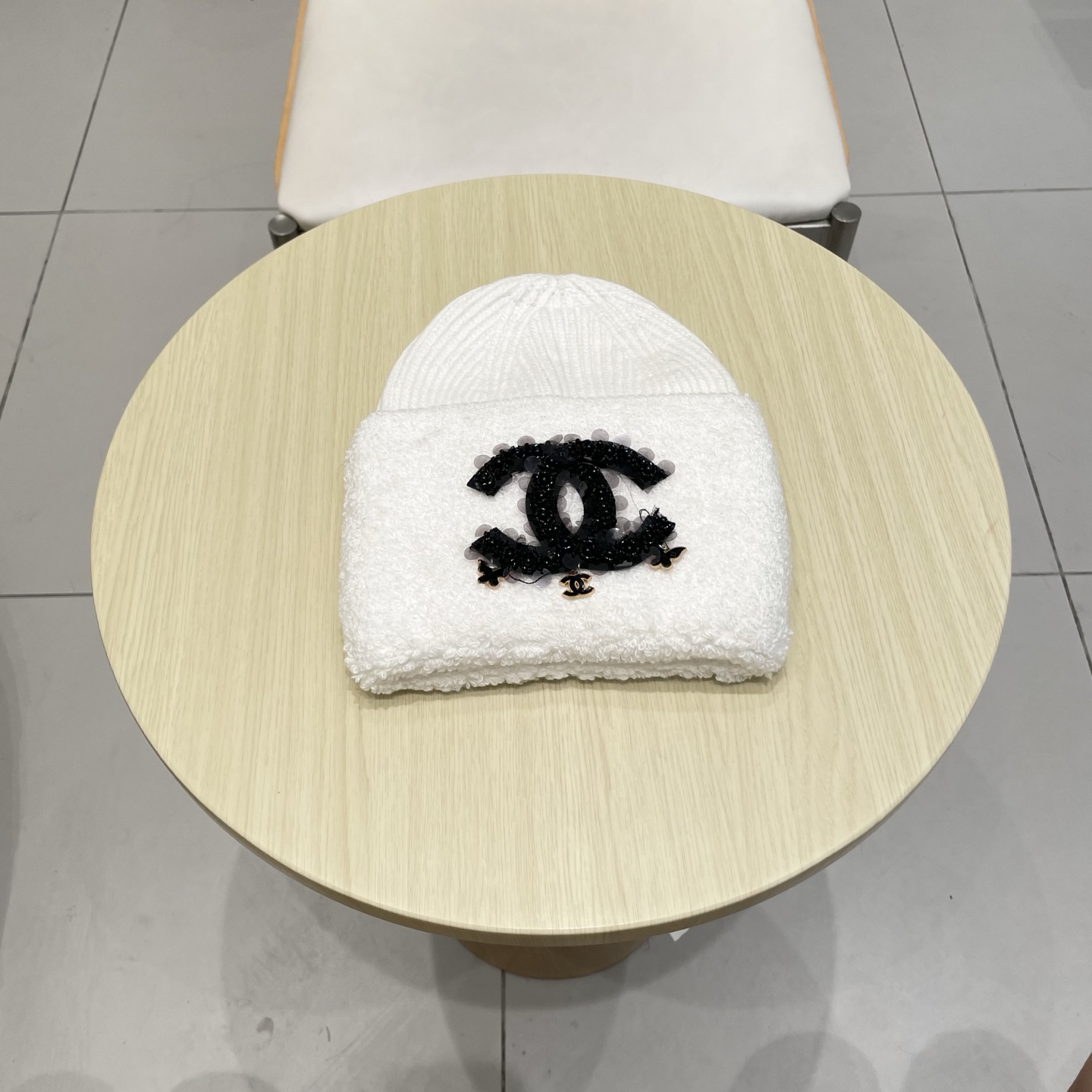  chanel香奈儿高品质50兔毛，50羊毛毛线帽甜美减龄针织帽加大显脸小保暖套头帽冬帽