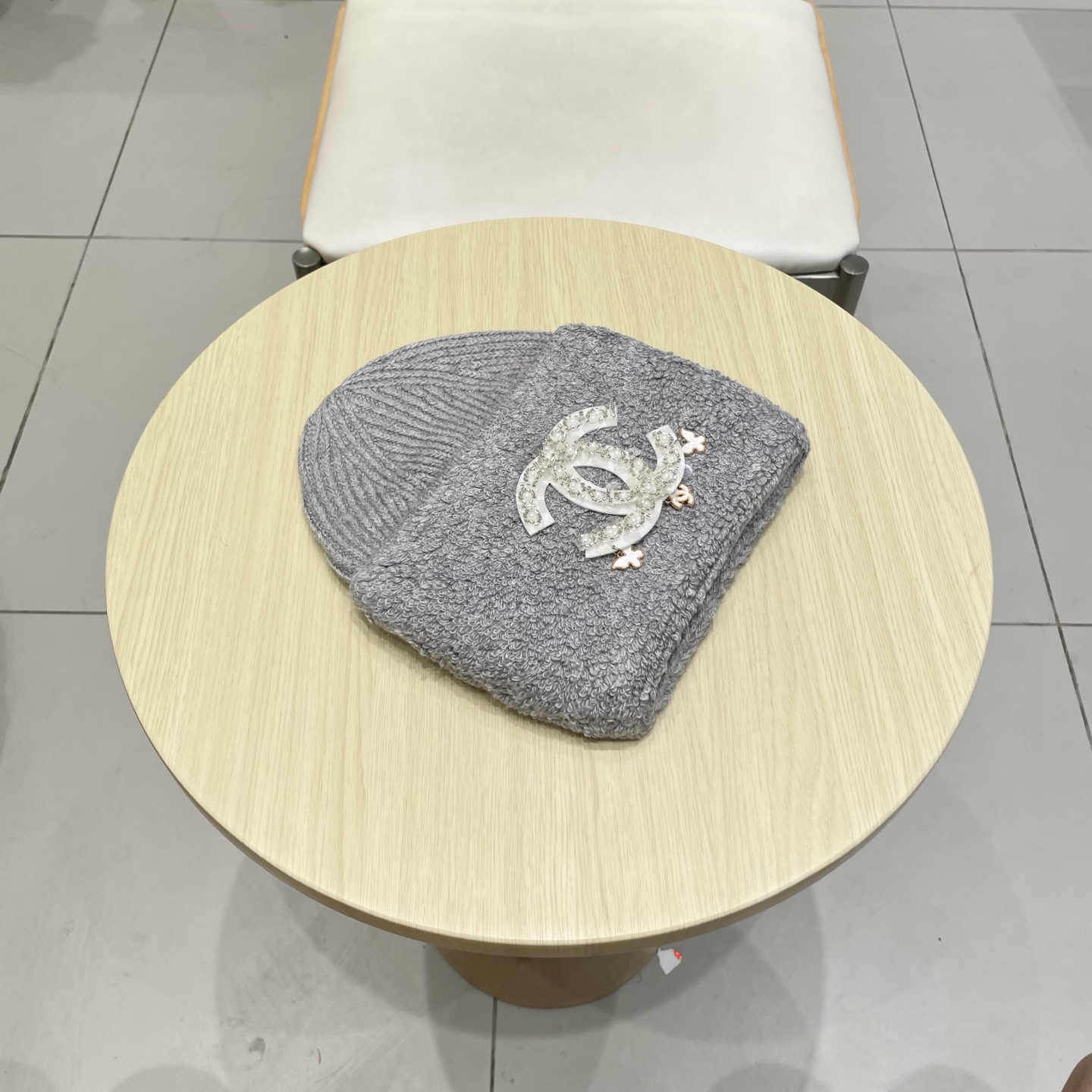  chanel香奈儿高品质50兔毛，50羊毛毛线帽甜美减龄针织帽加大显脸小保暖套头帽冬帽