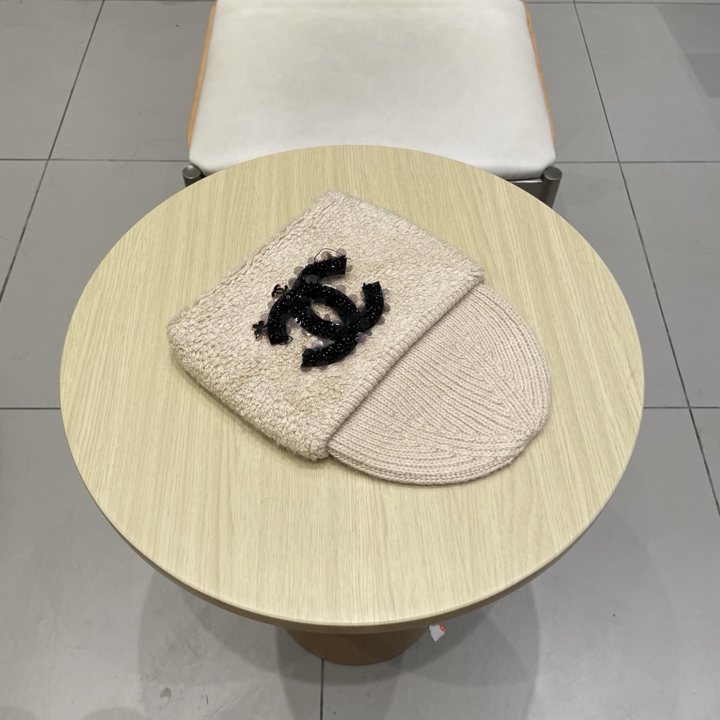  chanel香奈儿高品质50兔毛，50羊毛毛线帽甜美减龄针织帽加大显脸小保暖套头帽冬帽