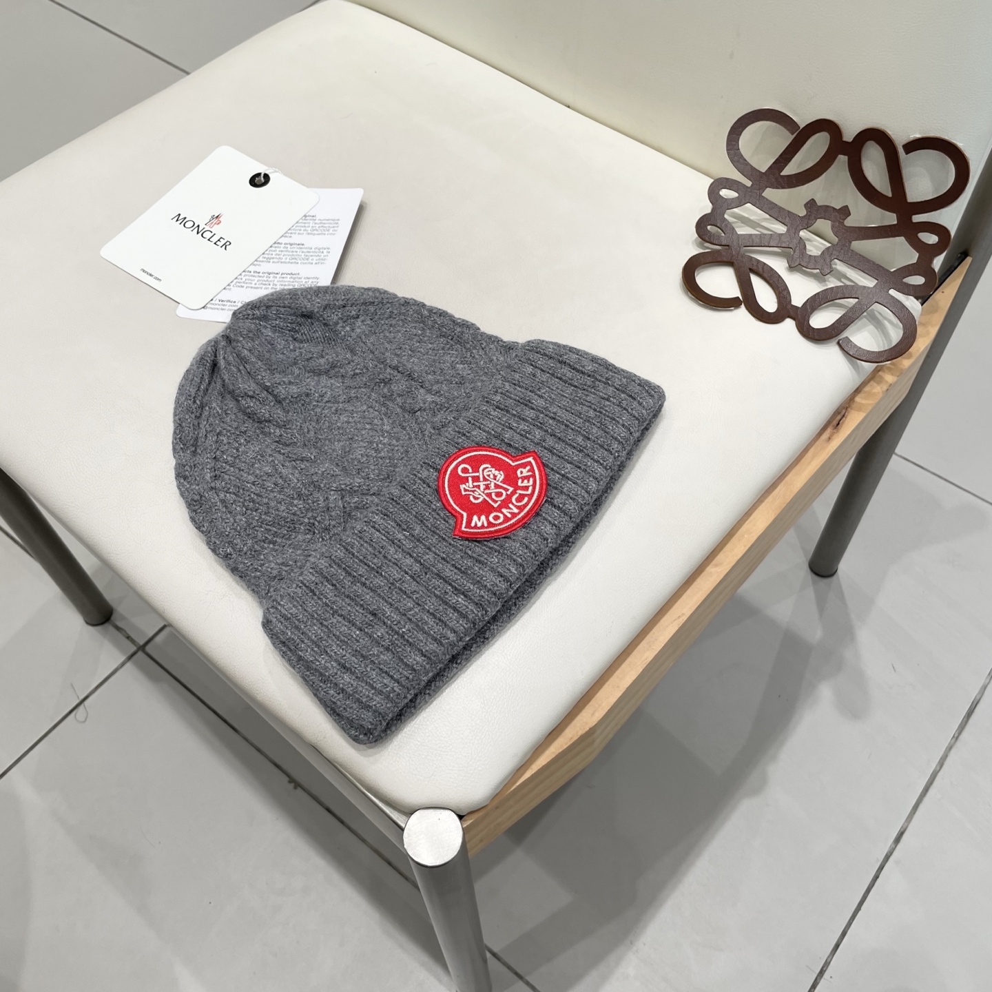 MONCLER蒙口秋冬新款针织羊毛帽，保暖毛线帽，50羊毛%50兔毛，跑量多色