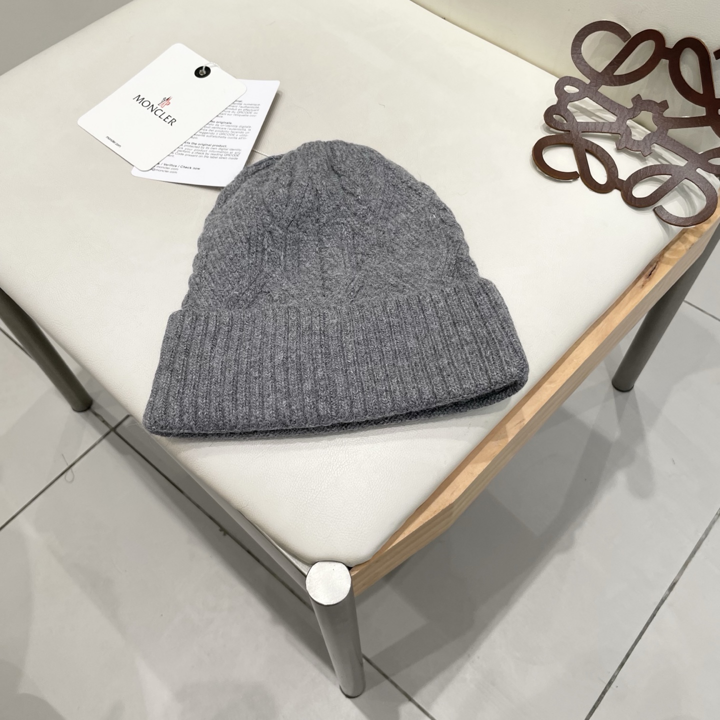 MONCLER蒙口秋冬新款针织羊毛帽，保暖毛线帽，50羊毛%50兔毛，跑量多色