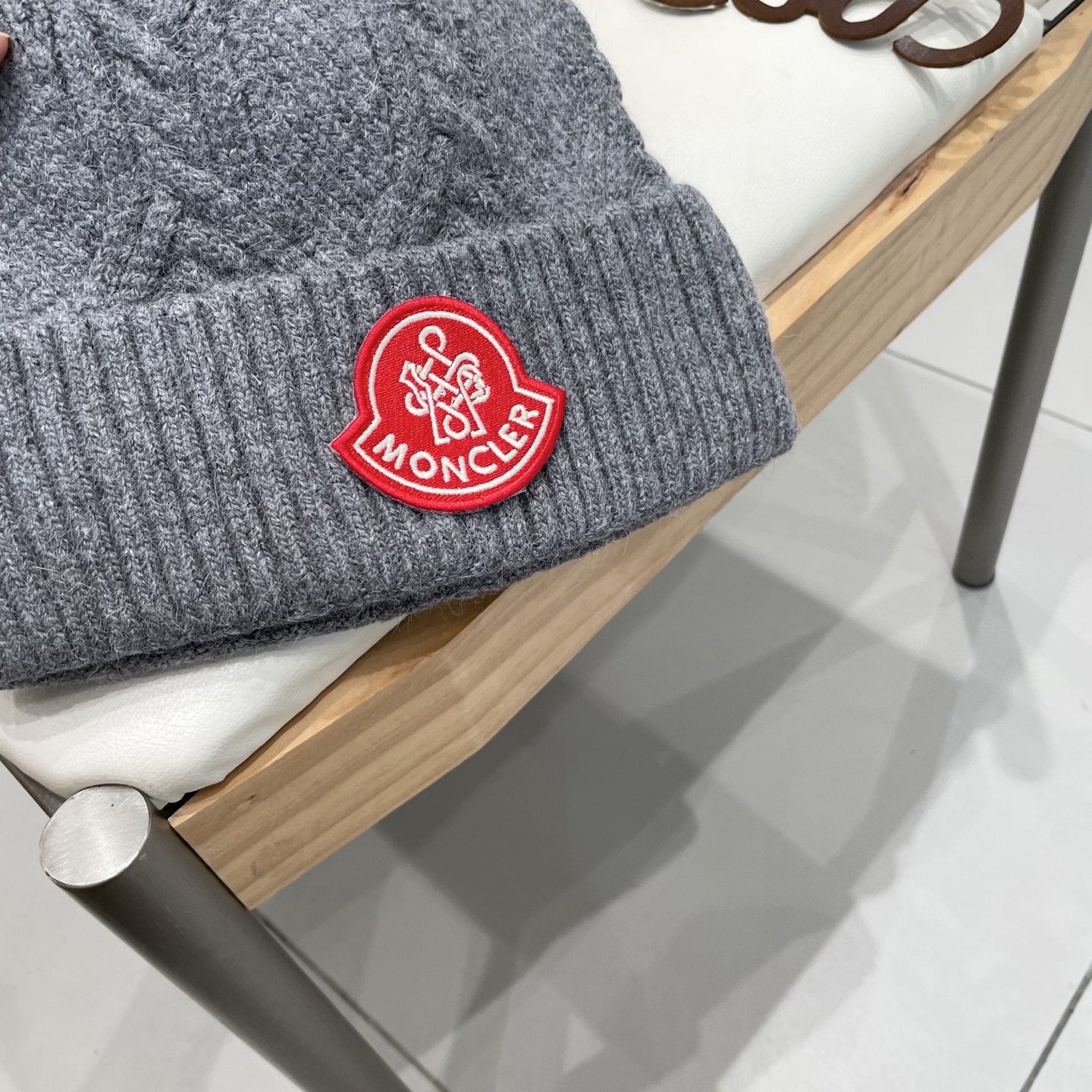 MONCLER蒙口秋冬新款针织羊毛帽，保暖毛线帽，50羊毛%50兔毛，跑量多色