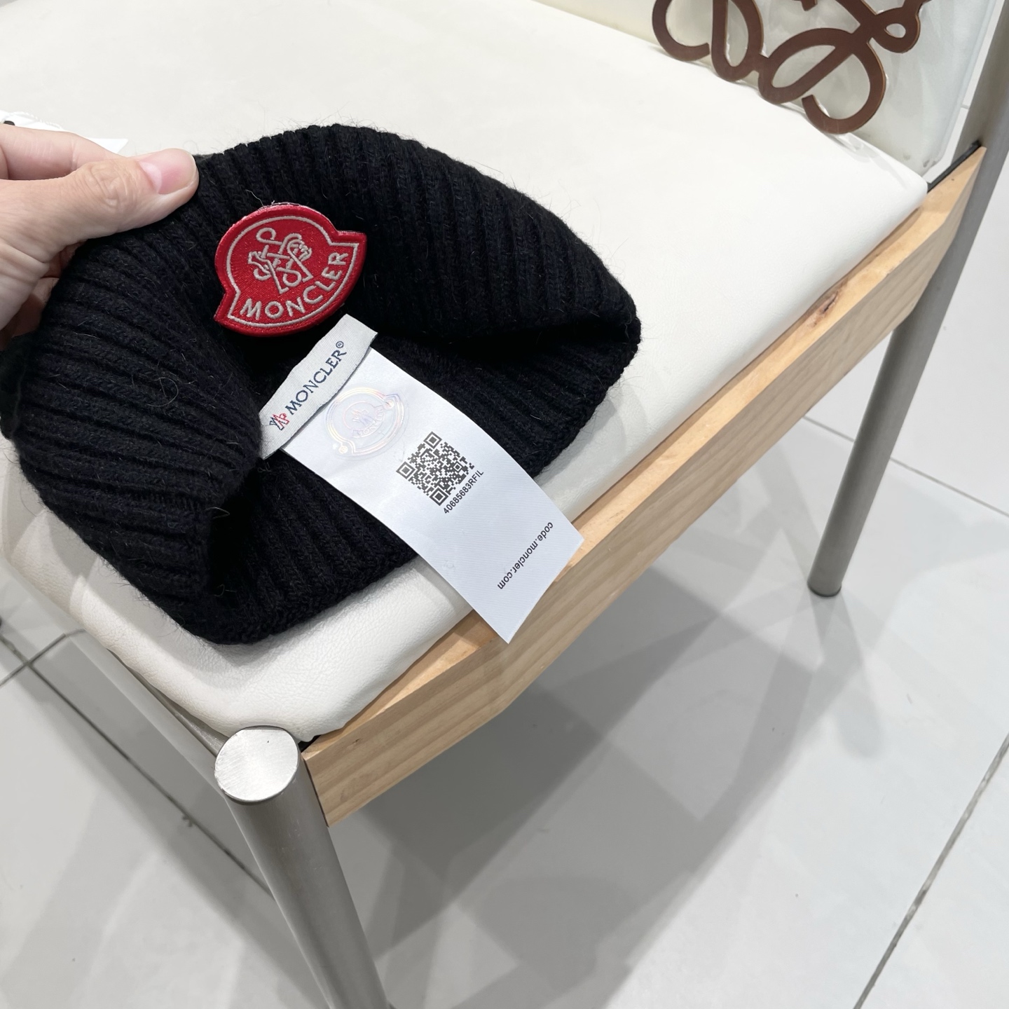 MONCLER蒙口秋冬新款针织羊毛帽，保暖毛线帽，50羊毛%50兔毛，跑量多色