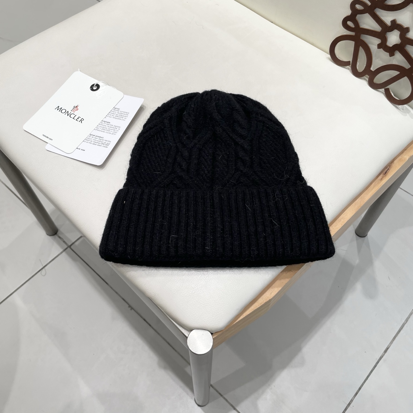 MONCLER蒙口秋冬新款针织羊毛帽，保暖毛线帽，50羊毛%50兔毛，跑量多色