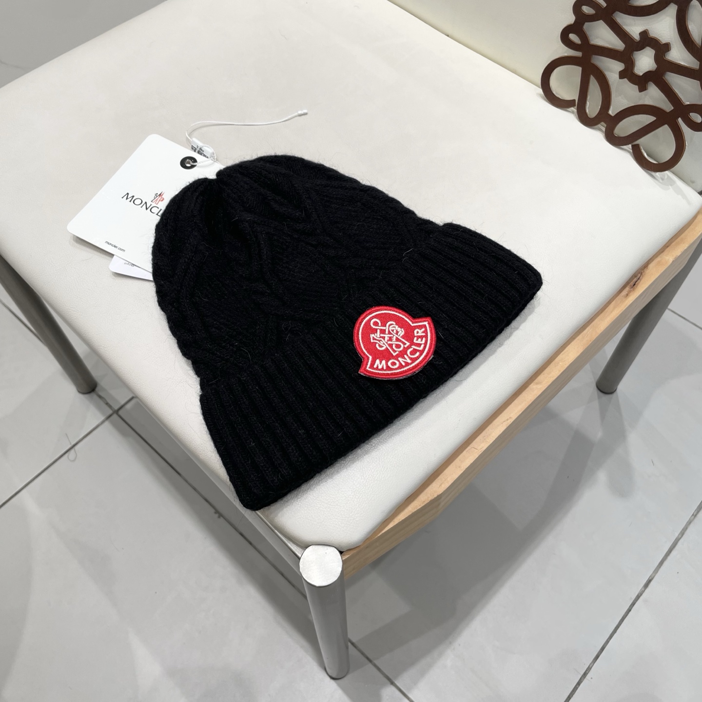 MONCLER蒙口秋冬新款针织羊毛帽，保暖毛线帽，50羊毛%50兔毛，跑量多色