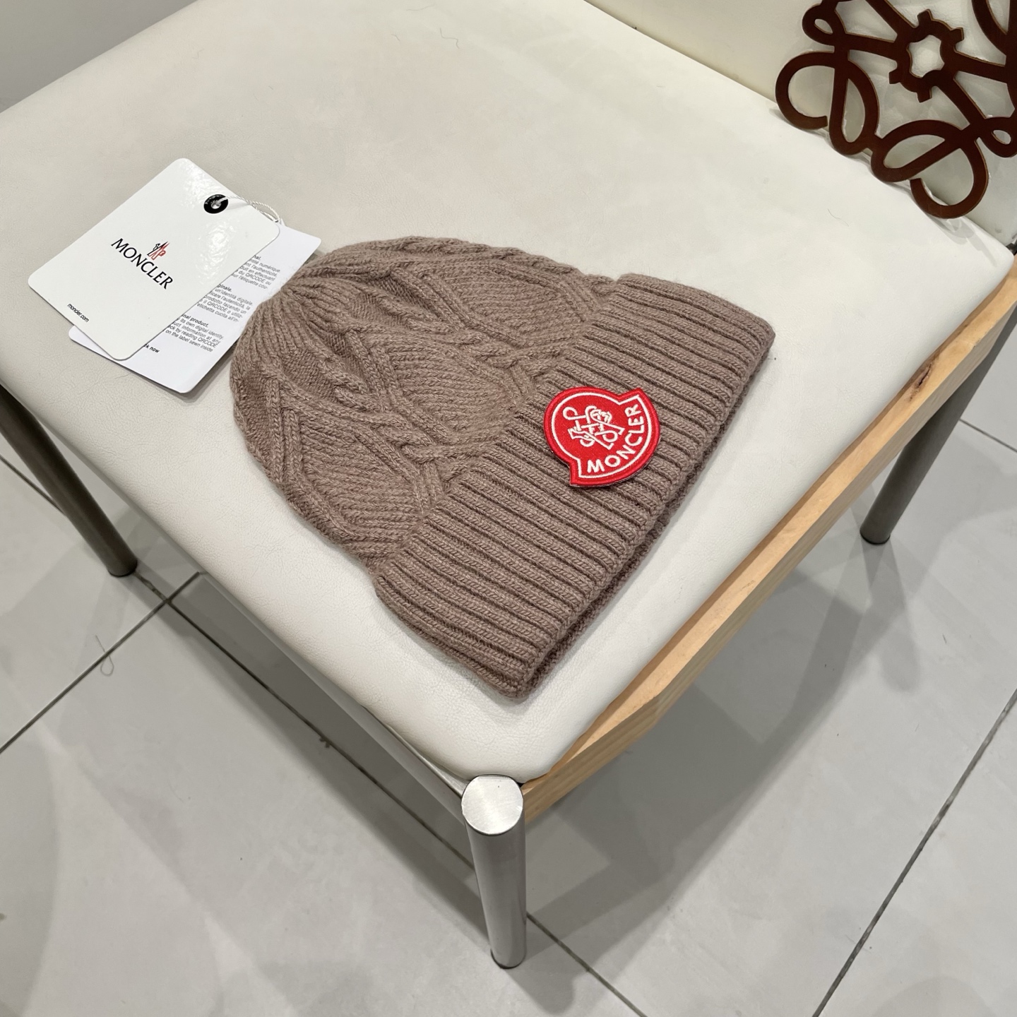 MONCLER蒙口秋冬新款针织羊毛帽，保暖毛线帽，50羊毛%50兔毛，跑量多色