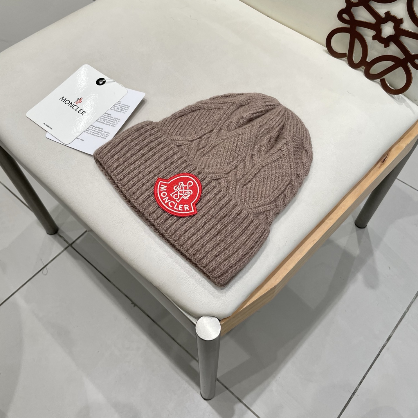 MONCLER蒙口秋冬新款针织羊毛帽，保暖毛线帽，50羊毛%50兔毛，跑量多色