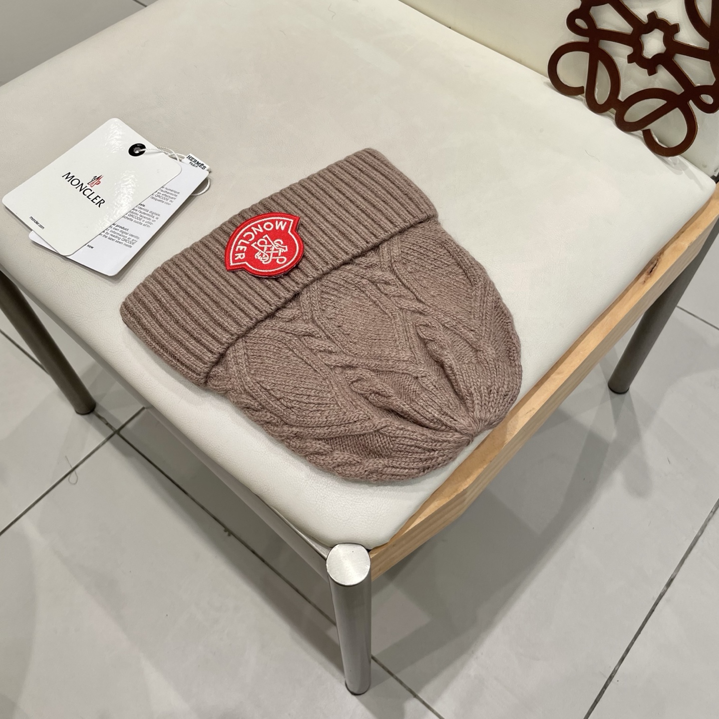 MONCLER蒙口秋冬新款针织羊毛帽，保暖毛线帽，50羊毛%50兔毛，跑量多色