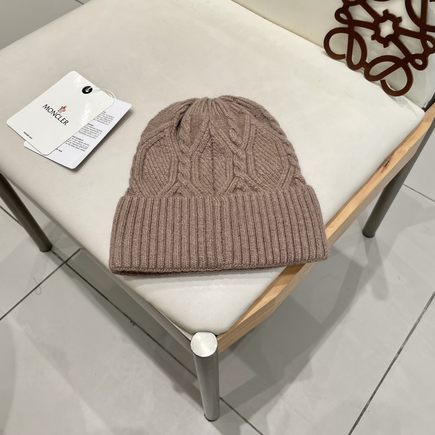 MONCLER蒙口秋冬新款针织羊毛帽，保暖毛线帽，50羊毛%50兔毛，跑量多色