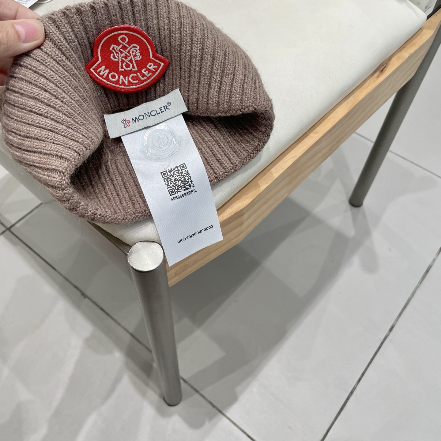 MONCLER蒙口秋冬新款针织羊毛帽，保暖毛线帽，50羊毛%50兔毛，跑量多色