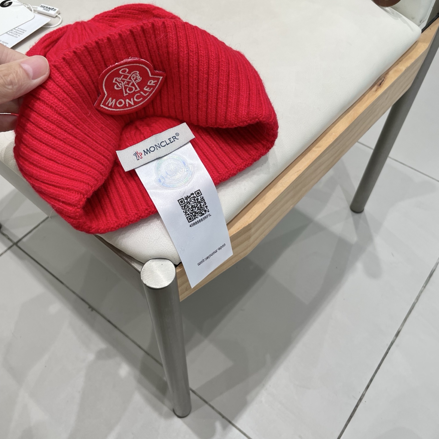 MONCLER蒙口秋冬新款针织羊毛帽，保暖毛线帽，50羊毛%50兔毛，跑量多色