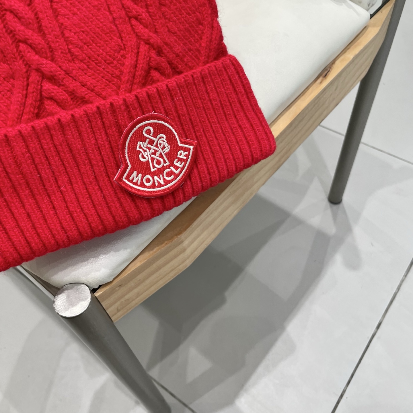 MONCLER蒙口秋冬新款针织羊毛帽，保暖毛线帽，50羊毛%50兔毛，跑量多色