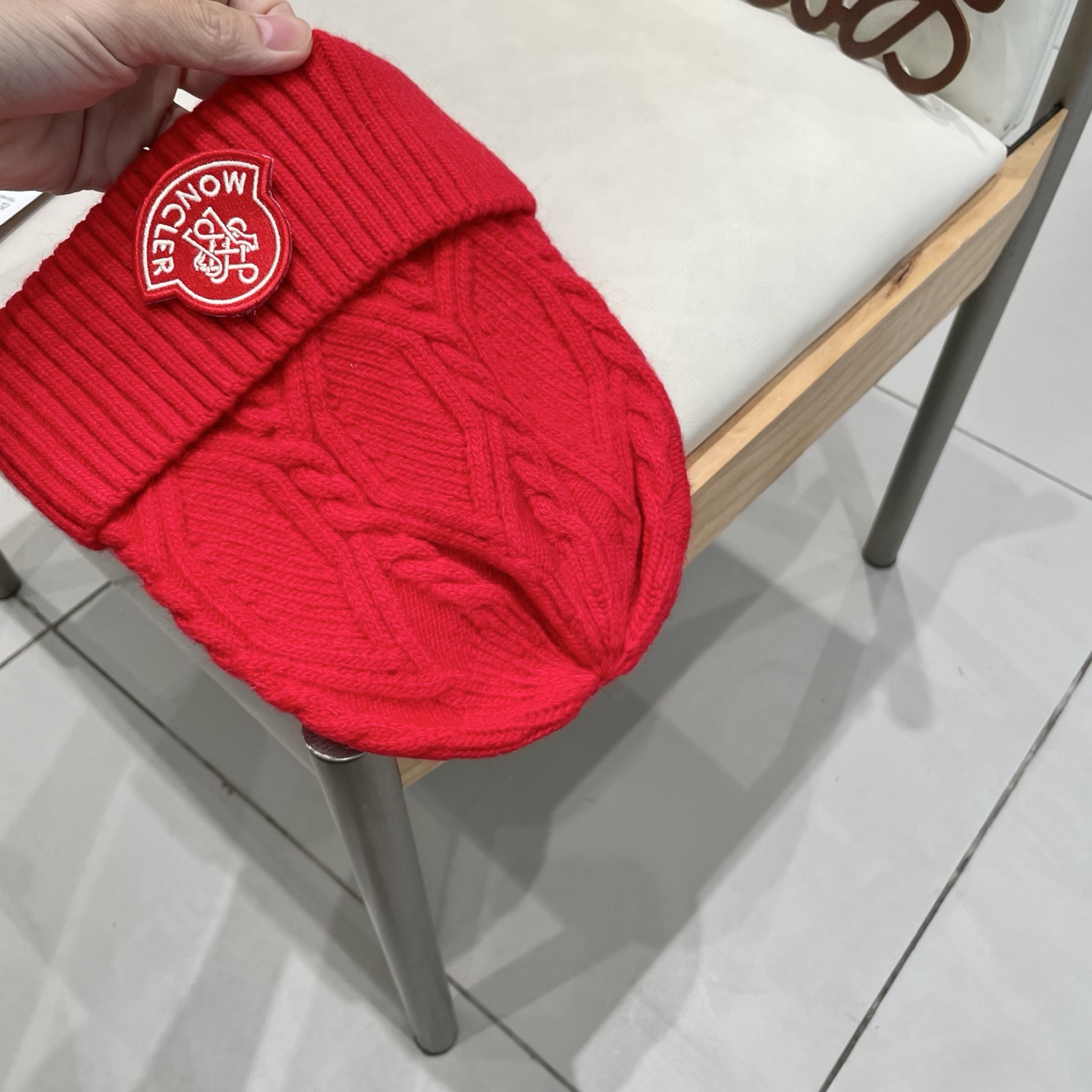 MONCLER蒙口秋冬新款针织羊毛帽，保暖毛线帽，50羊毛%50兔毛，跑量多色