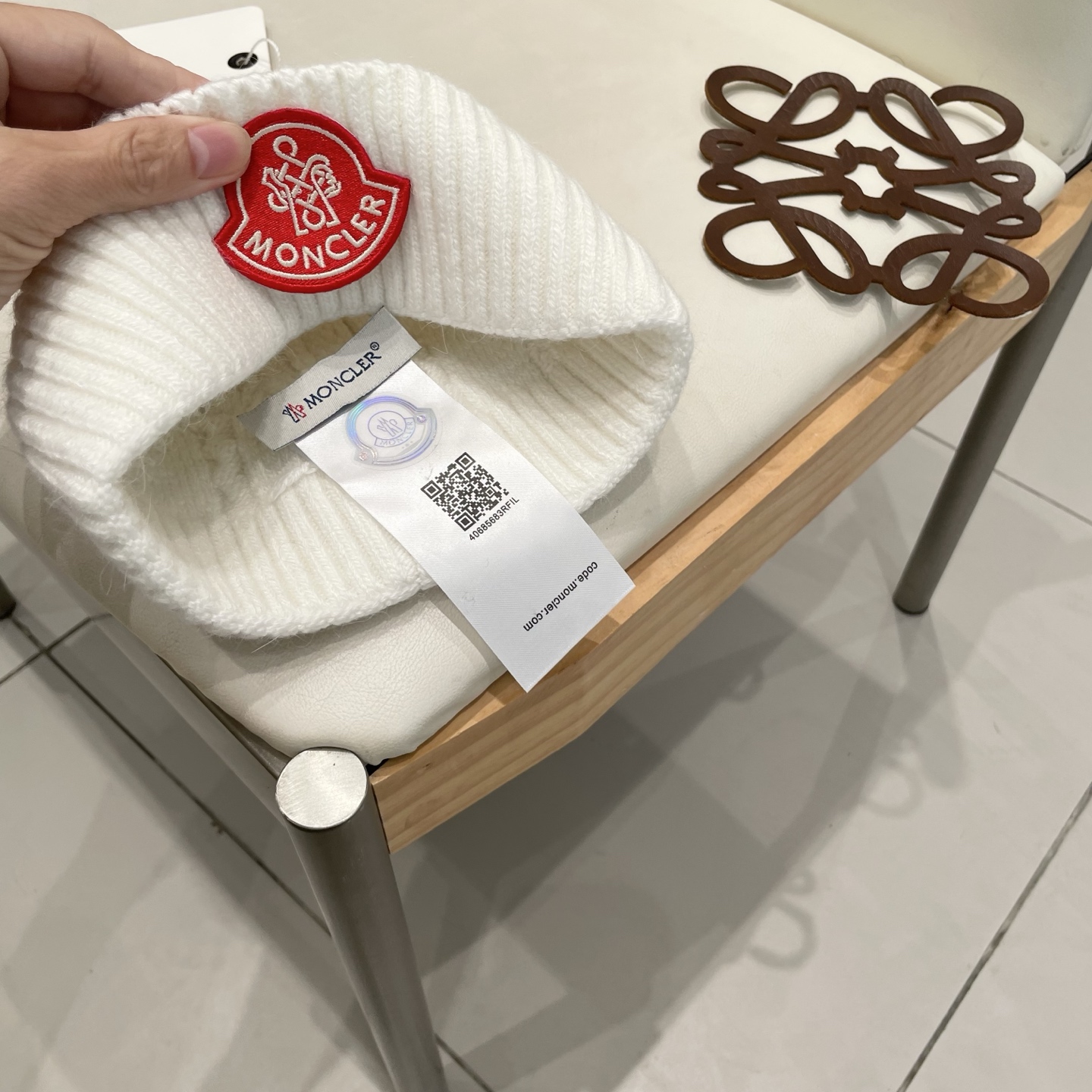 MONCLER蒙口秋冬新款针织羊毛帽，保暖毛线帽，50羊毛%50兔毛，跑量多色