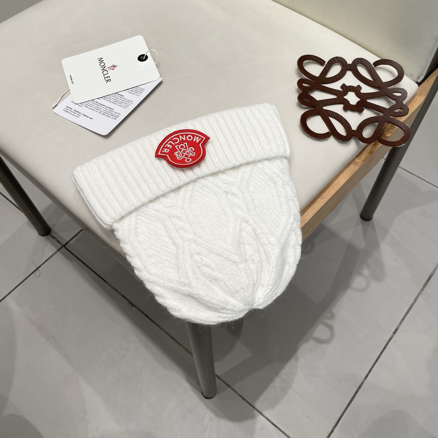 MONCLER蒙口秋冬新款针织羊毛帽，保暖毛线帽，50羊毛%50兔毛，跑量多色