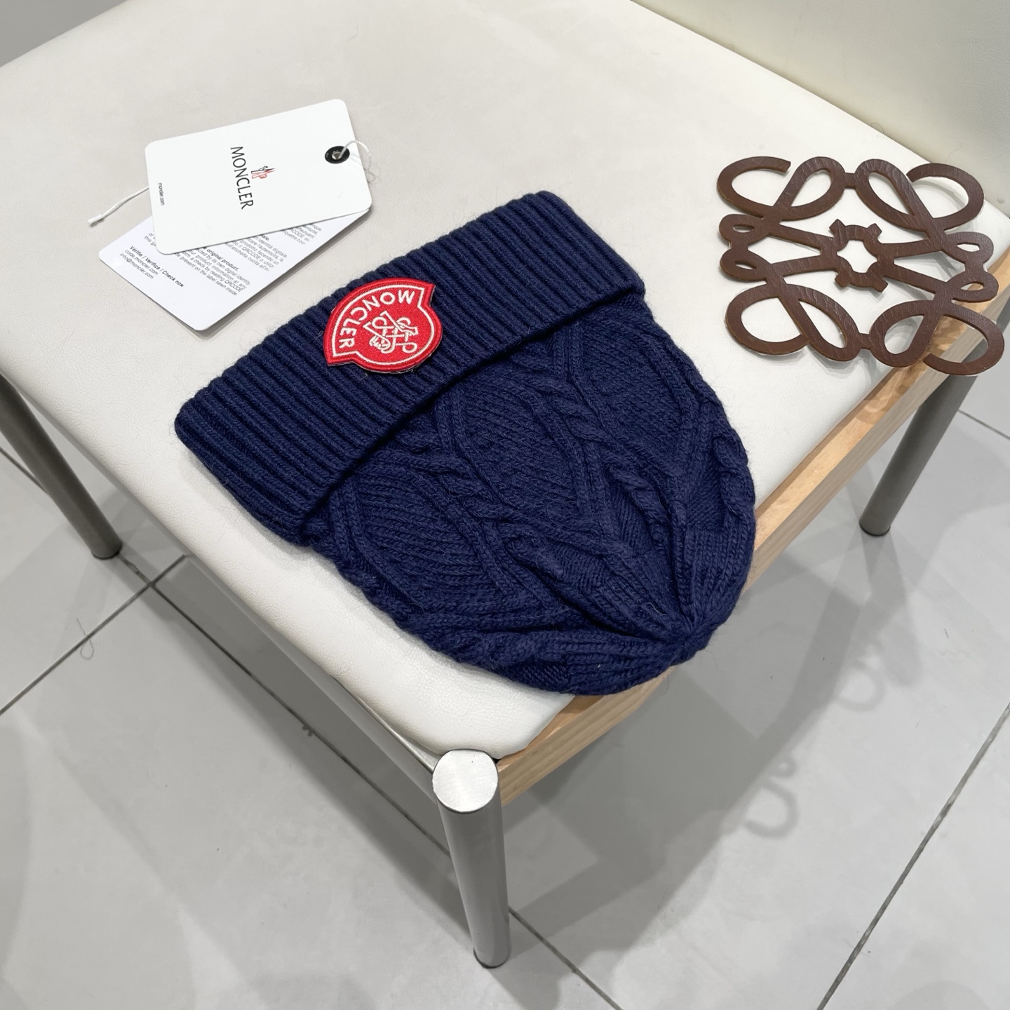 MONCLER蒙口秋冬新款针织羊毛帽，保暖毛线帽，50羊毛%50兔毛，跑量多色