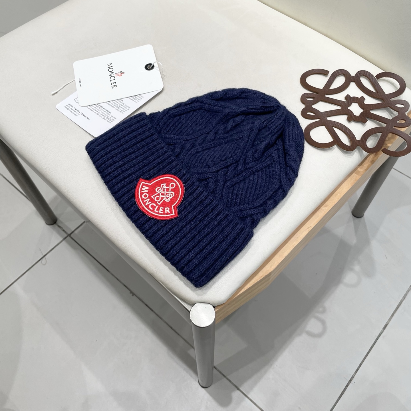 MONCLER蒙口秋冬新款针织羊毛帽，保暖毛线帽，50羊毛%50兔毛，跑量多色