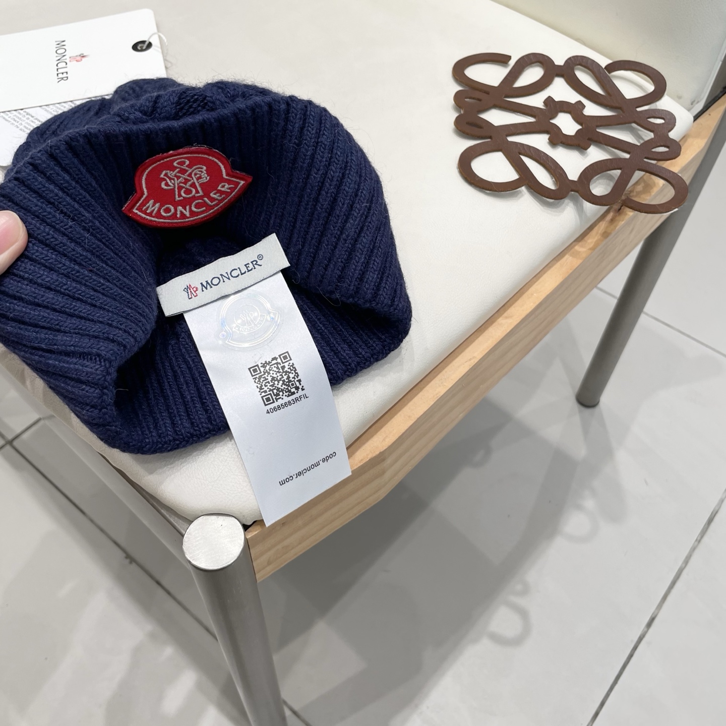 MONCLER蒙口秋冬新款针织羊毛帽，保暖毛线帽，50羊毛%50兔毛，跑量多色
