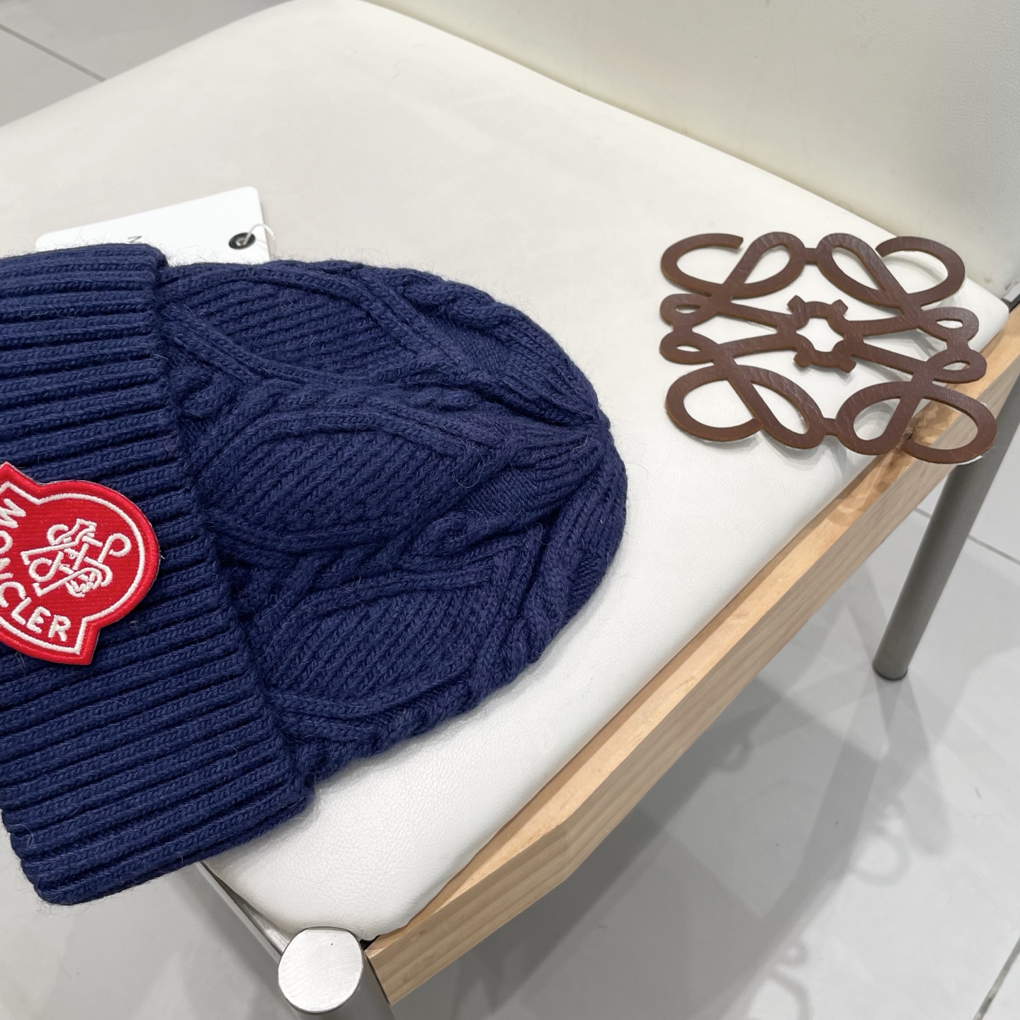 MONCLER蒙口秋冬新款针织羊毛帽，保暖毛线帽，50羊毛%50兔毛，跑量多色