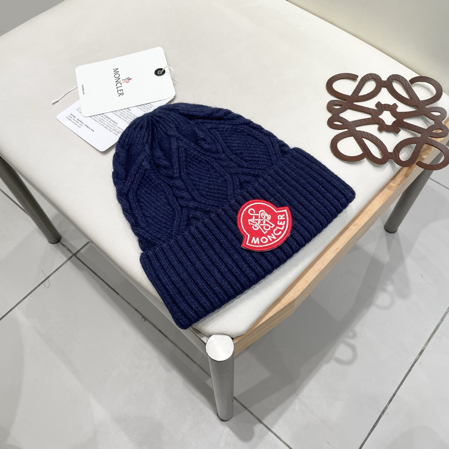 MONCLER蒙口秋冬新款针织羊毛帽，保暖毛线帽，50羊毛%50兔毛，跑量多色