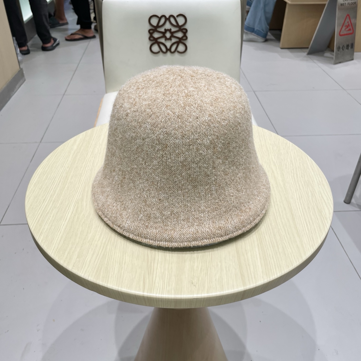 MONCLER蒙口秋冬双面戴小众渔夫帽子女可折叠显脸小纯色百搭简约出游休闲盆帽