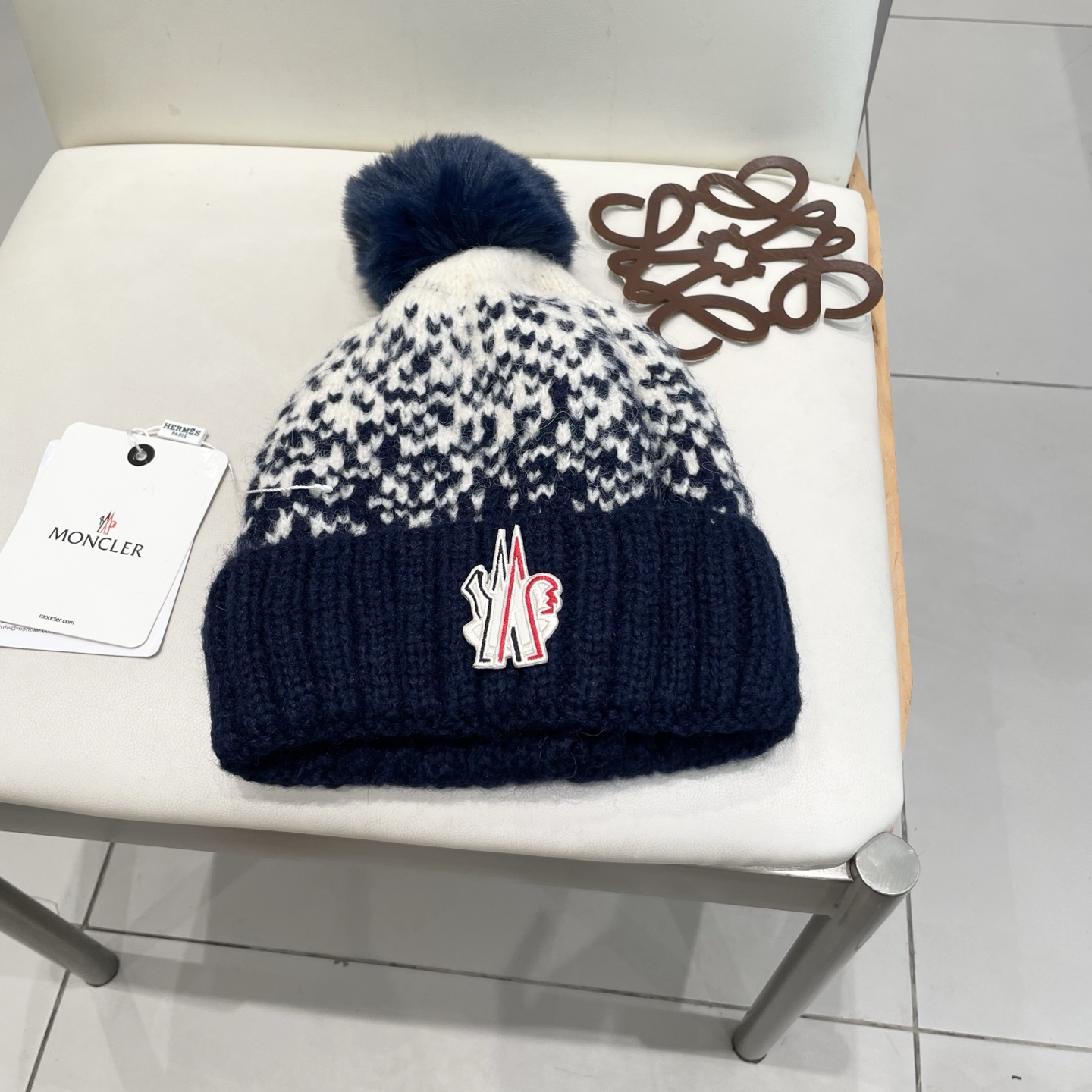 MONCLER蒙口时尚高品质新款时尚百搭韩版休闲宽松显瘦设计感贝雷帽