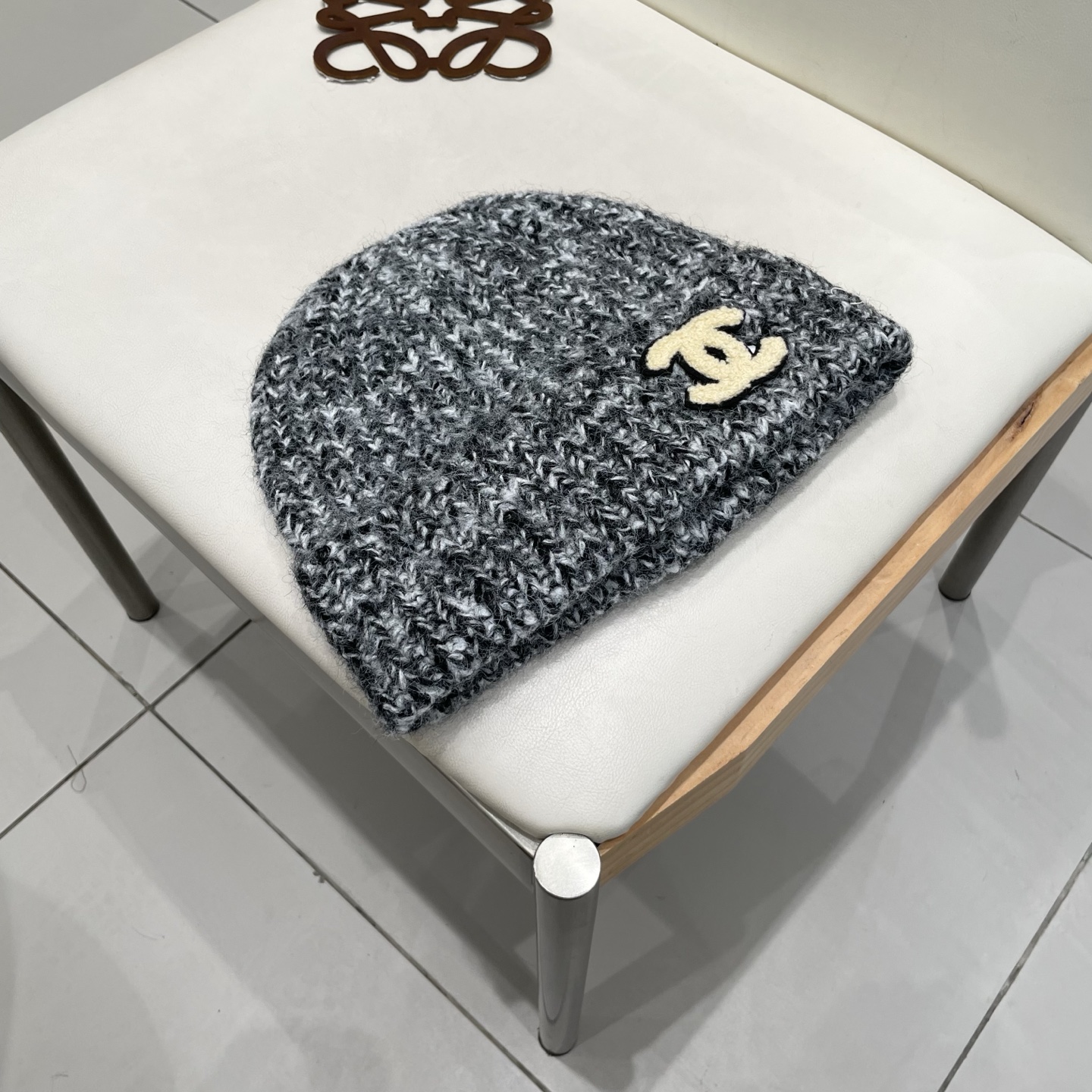 Chanel香奈儿秋冬网红时尚博主推荐款毛线帽，小红书爆款，手感超柔软舒适的针织线帽，弹性极佳！