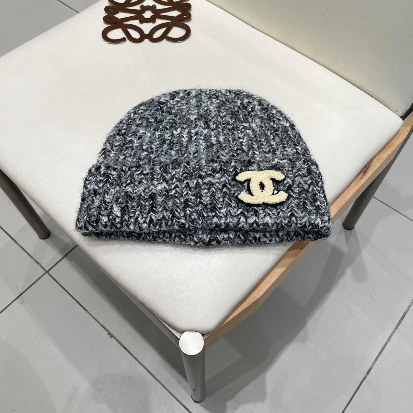 Chanel香奈儿秋冬网红时尚博主推荐款毛线帽，小红书爆款，手感超柔软舒适的针织线帽，弹性极佳！