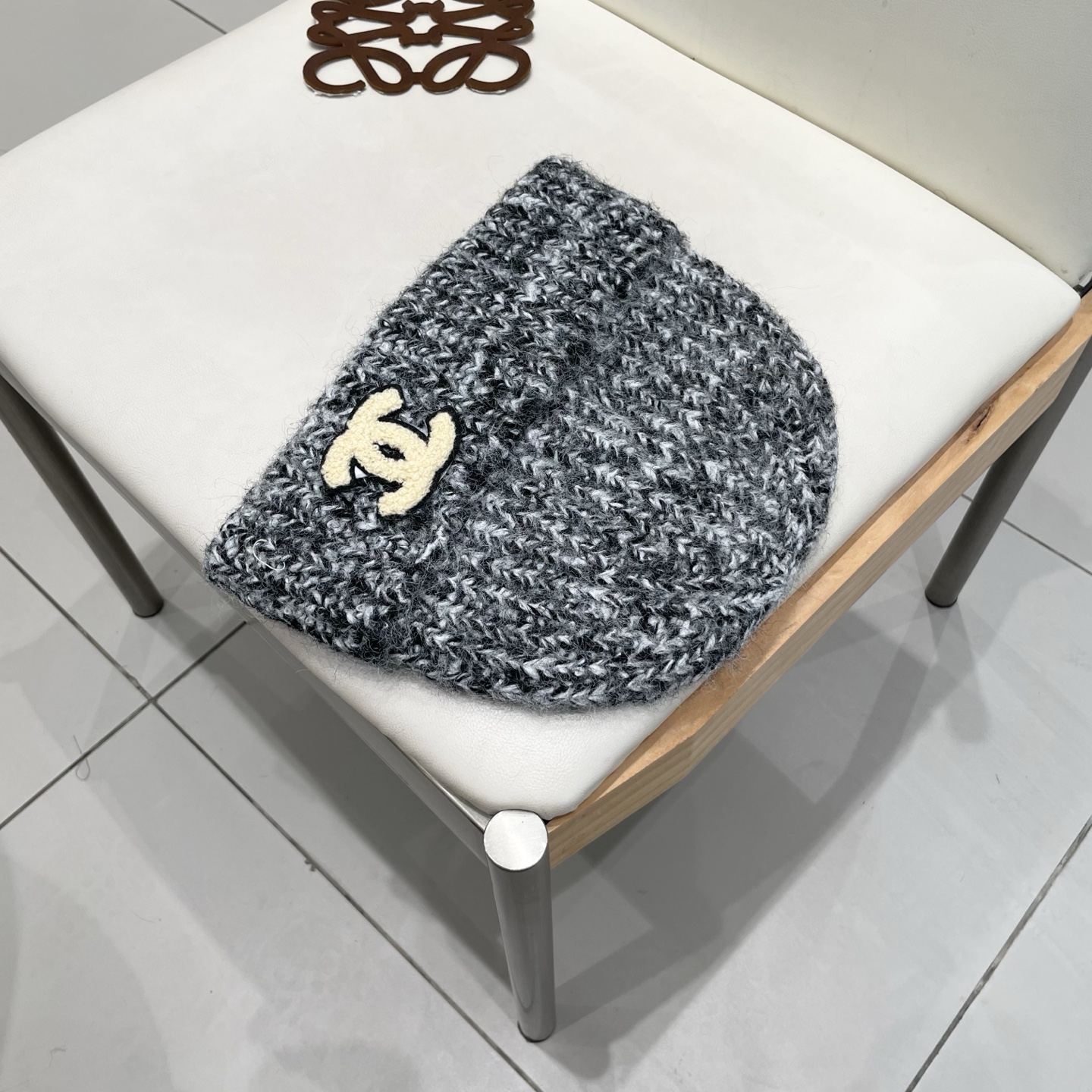 Chanel香奈儿秋冬网红时尚博主推荐款毛线帽，小红书爆款，手感超柔软舒适的针织线帽，弹性极佳！