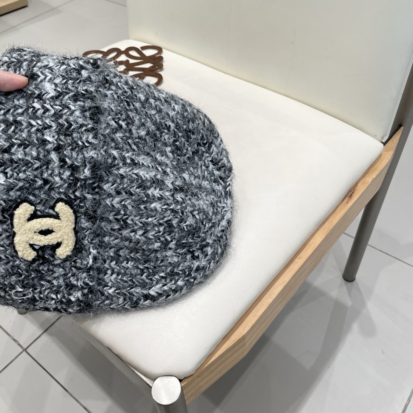 Chanel香奈儿秋冬网红时尚博主推荐款毛线帽，小红书爆款，手感超柔软舒适的针织线帽，弹性极佳！