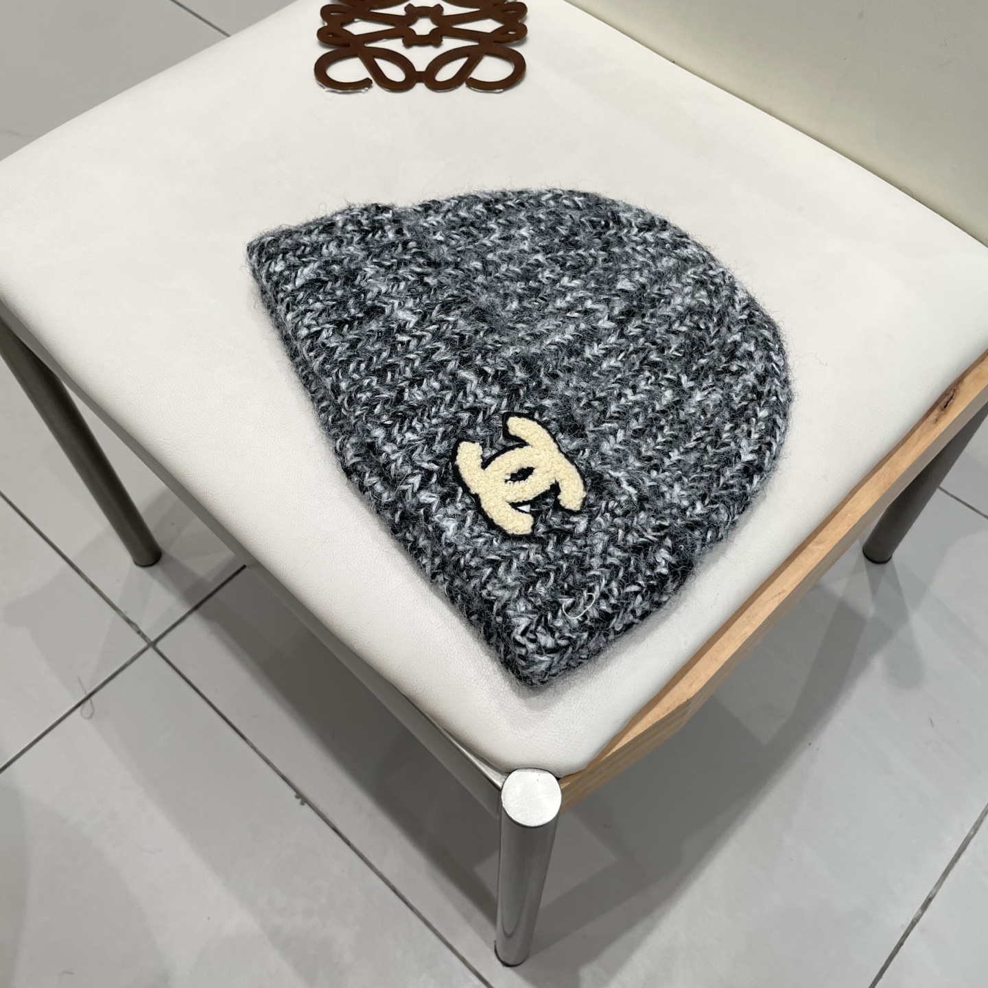 Chanel香奈儿秋冬网红时尚博主推荐款毛线帽，小红书爆款，手感超柔软舒适的针织线帽，弹性极佳！