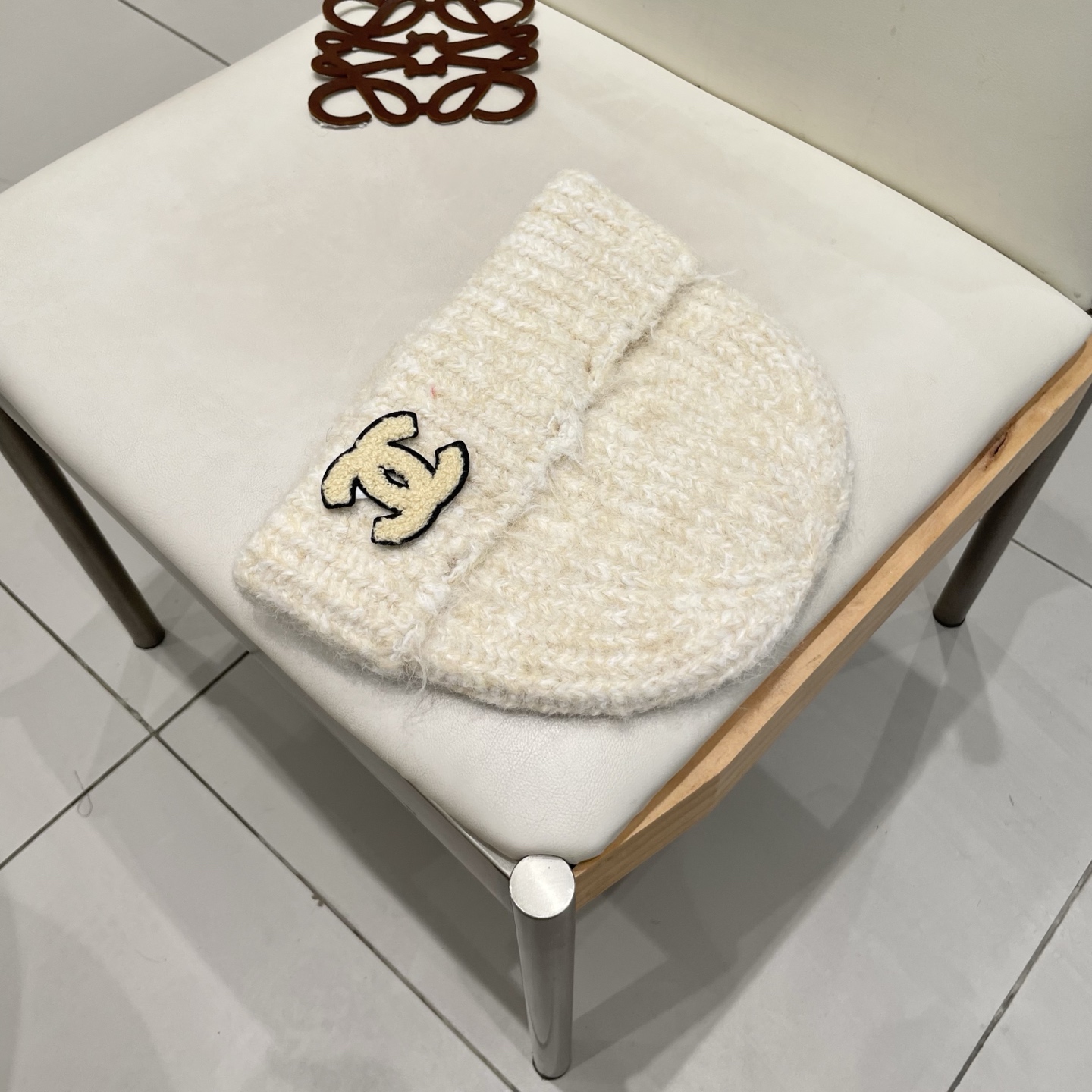 Chanel香奈儿秋冬网红时尚博主推荐款毛线帽，小红书爆款，手感超柔软舒适的针织线帽，弹性极佳！